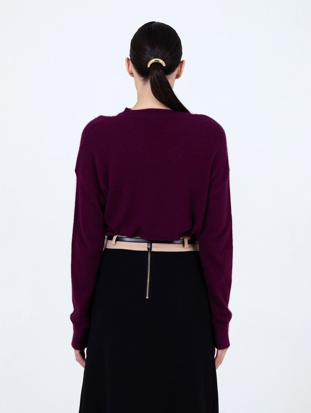 Skatie Off Strap Detail Knit