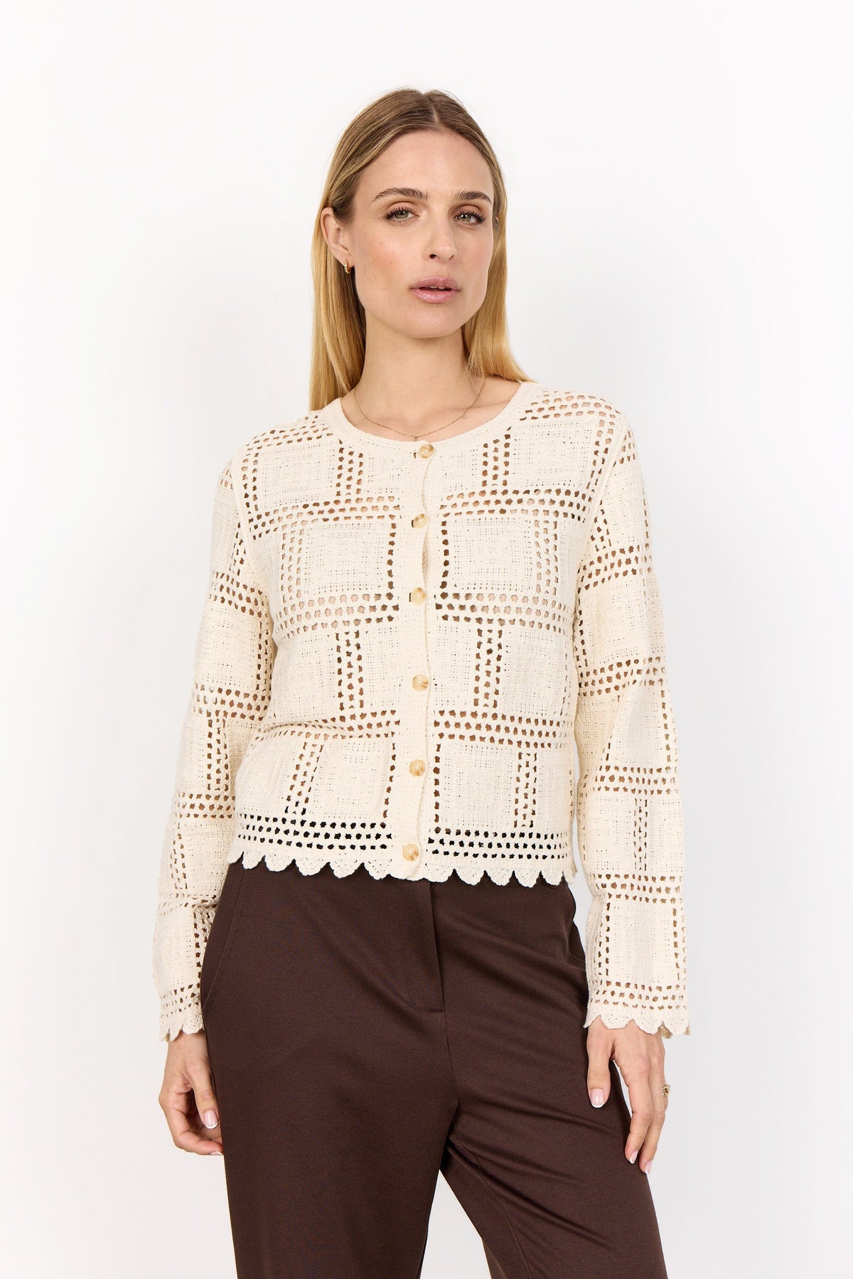 Soyaconcept Crochet Cardigan
