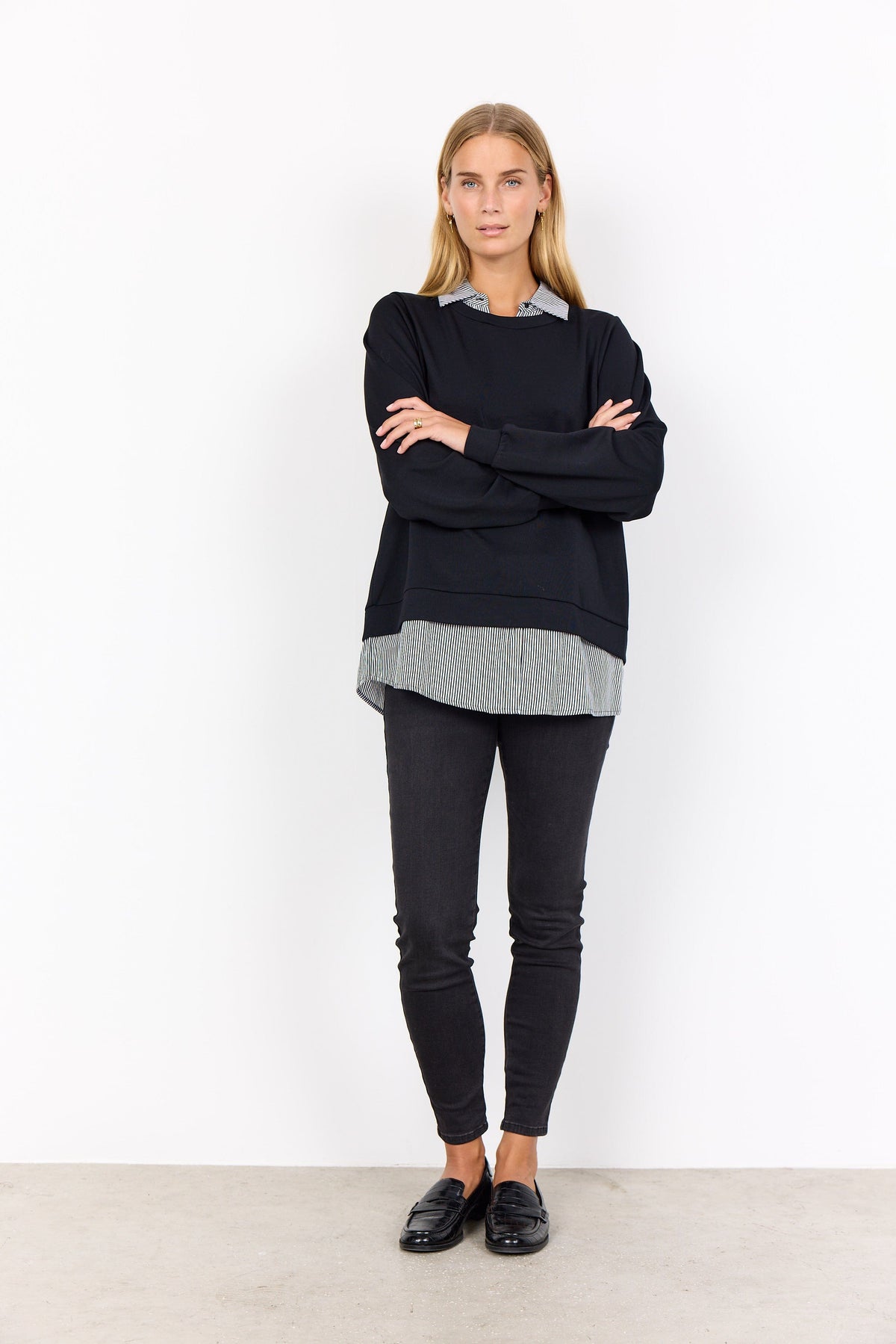 Soyaconcept Shirt Trim Sweater