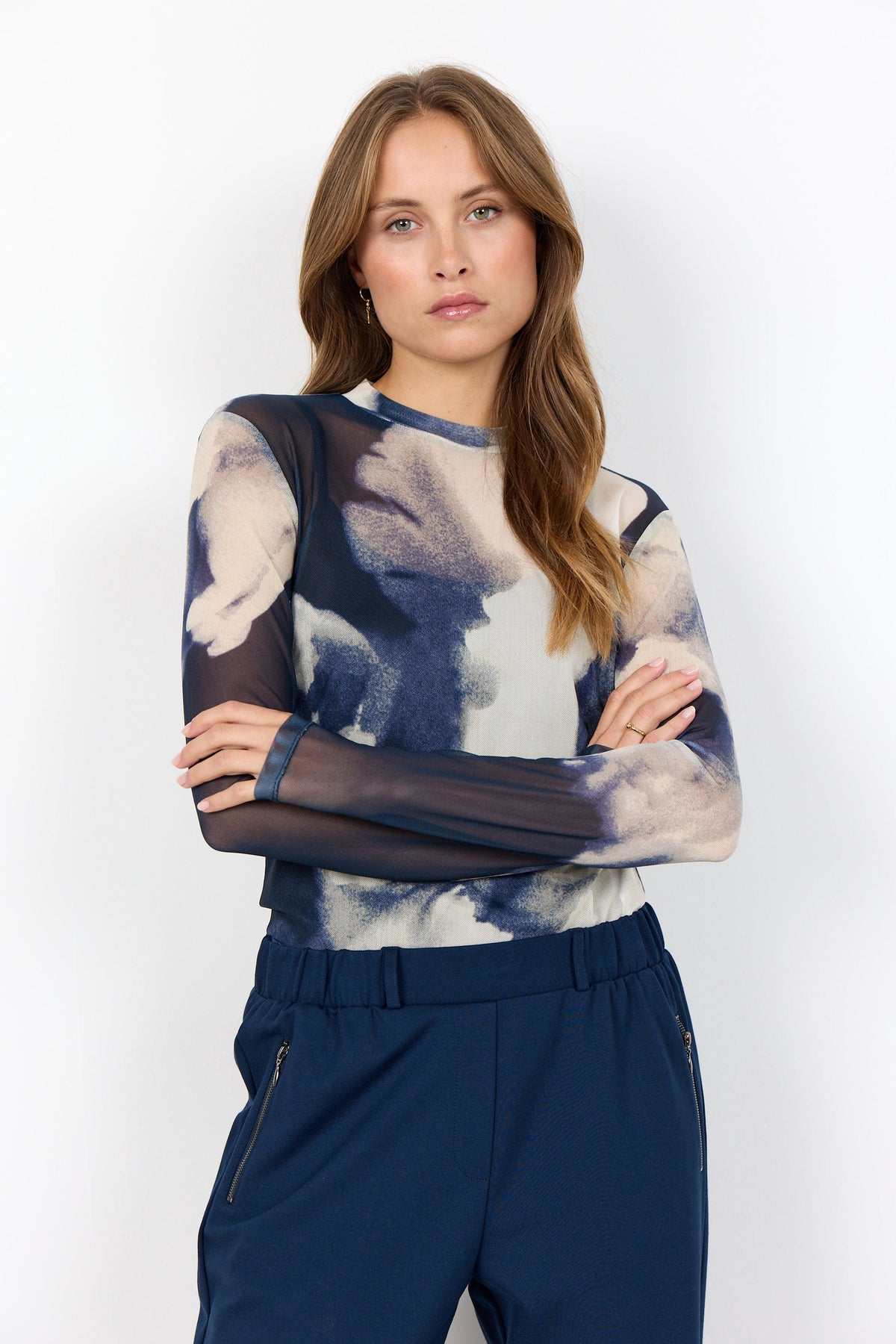 Soyaconcept Printed Mesh Top