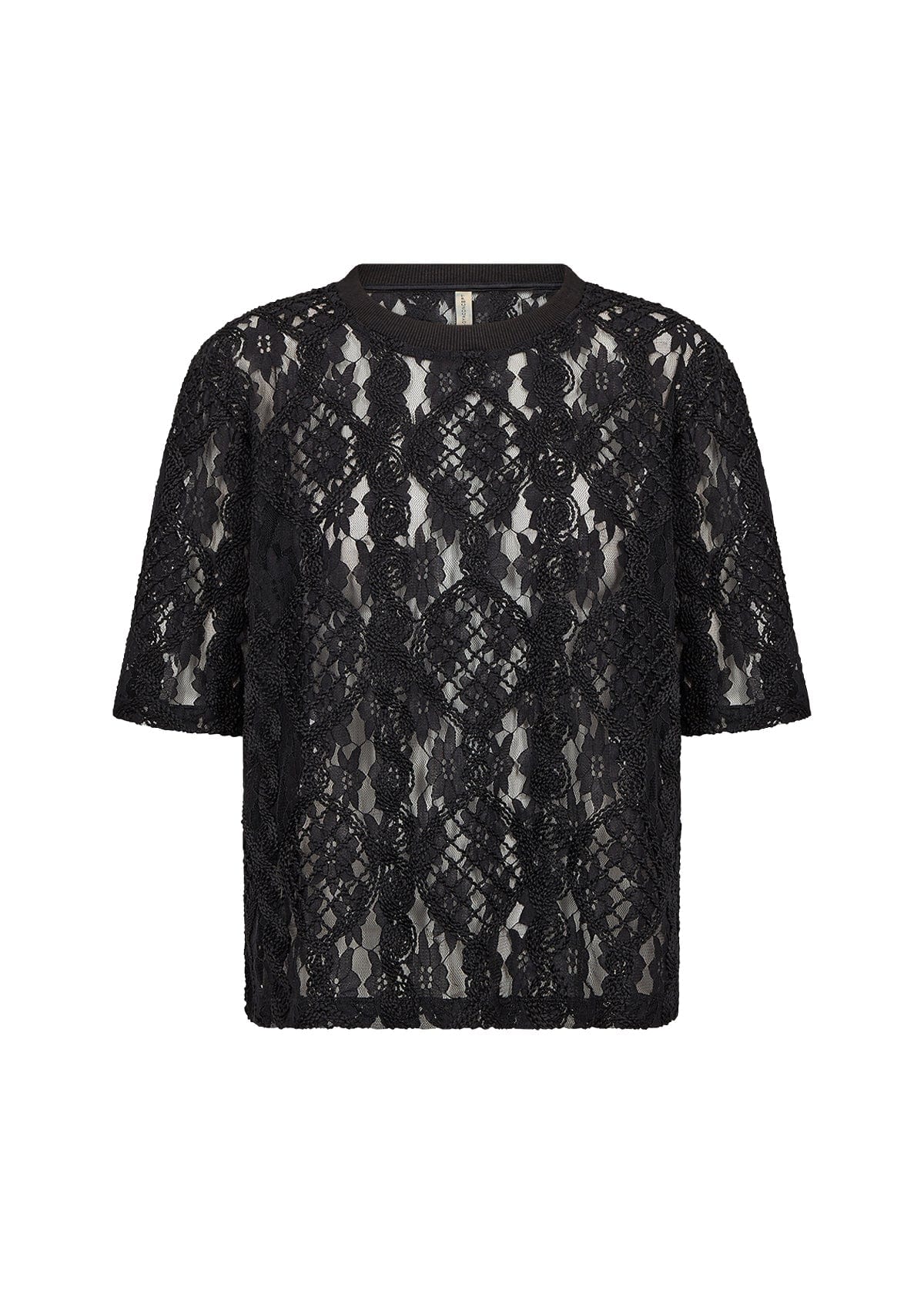 Soyaconcept Lace Top With Cord Detailing