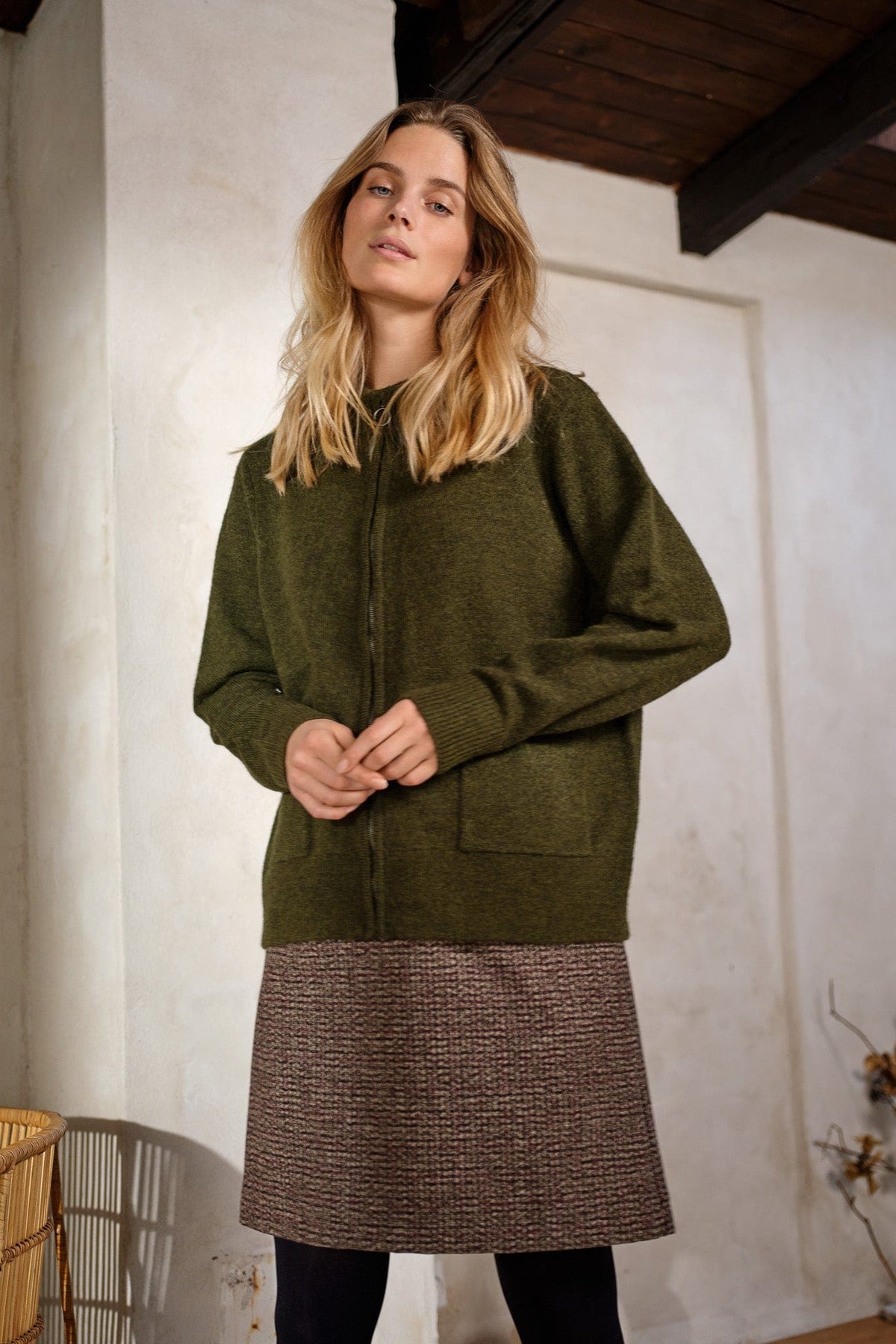 Soyaconcept Zip Pocket Knit