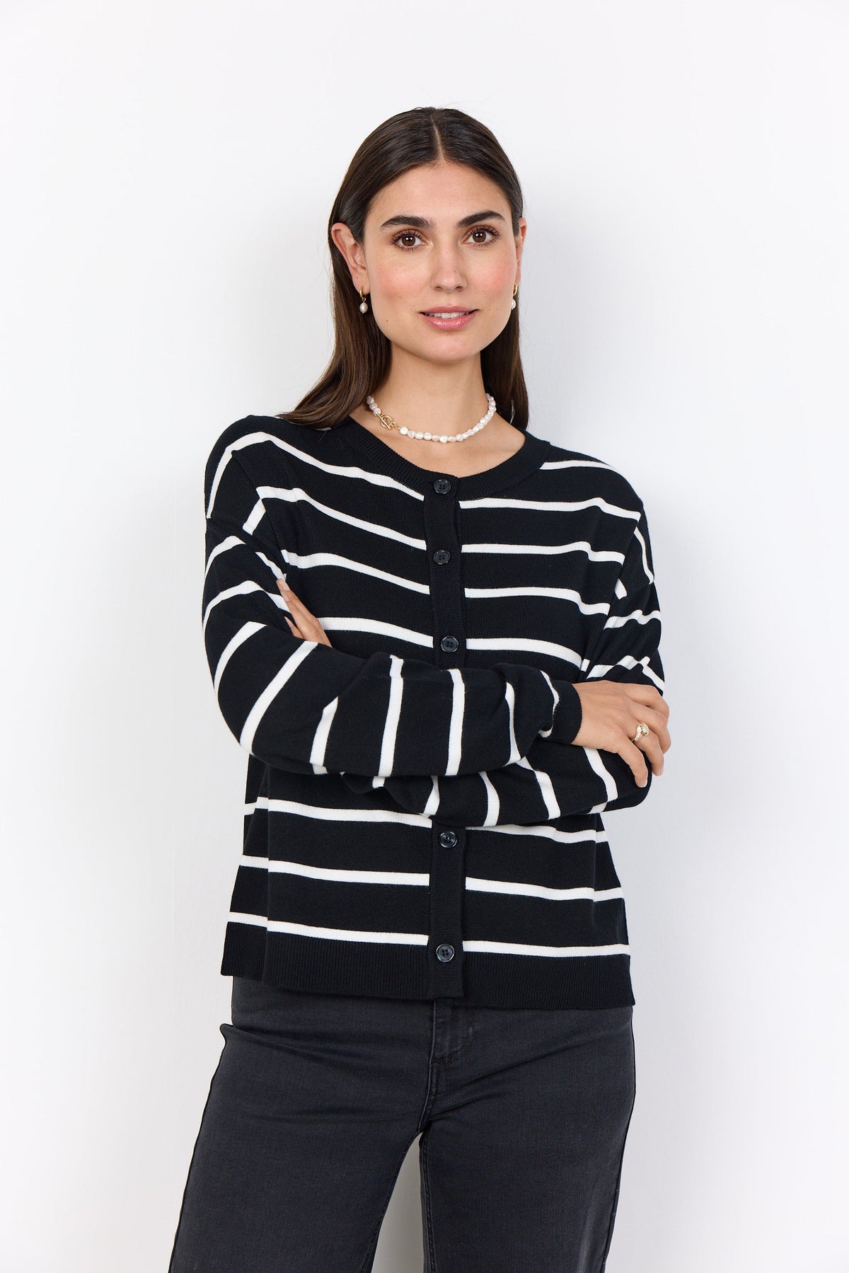 Soyaconcept Stripe Cardigan