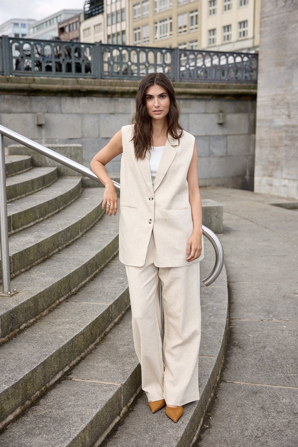 Soyaconcept Button Waistcoat