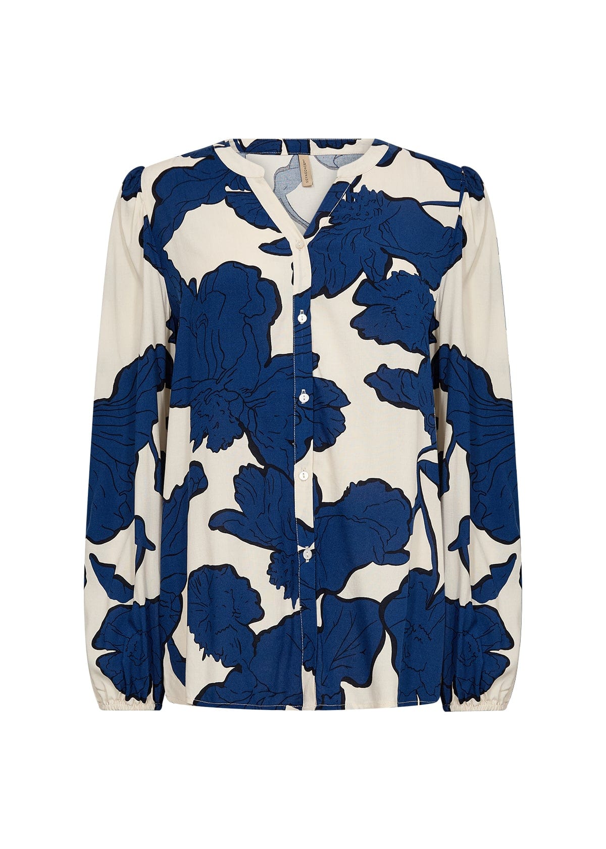 Soyaconcept Maxi Floral V-Neck Top