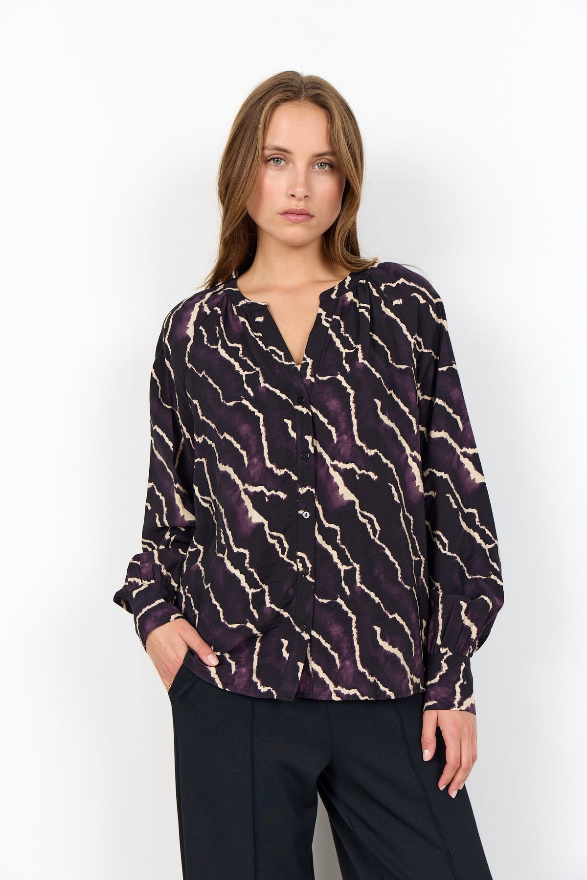 Soyaconcept Crackle Effect Blouse
