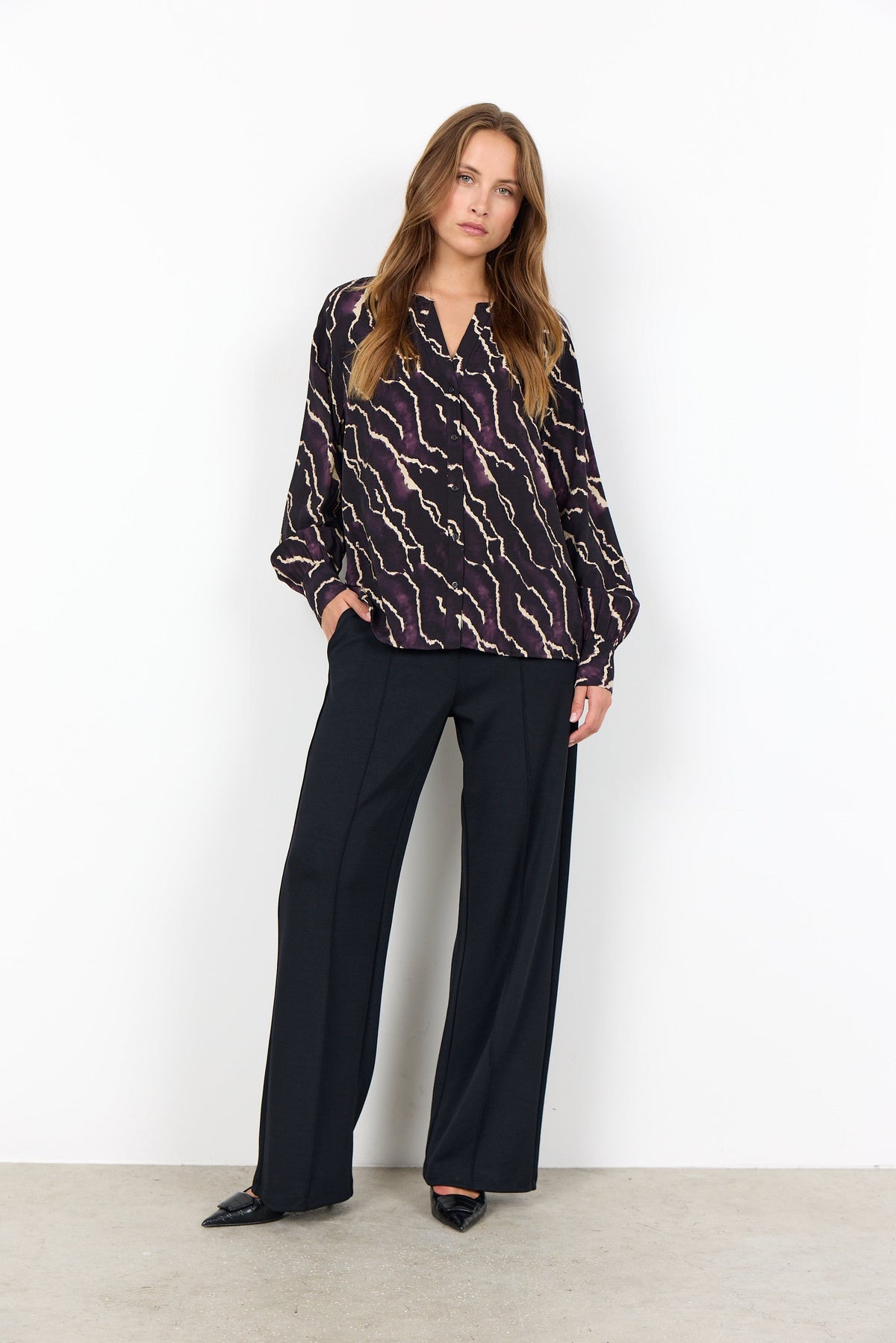 Soyaconcept Crackle Effect Blouse