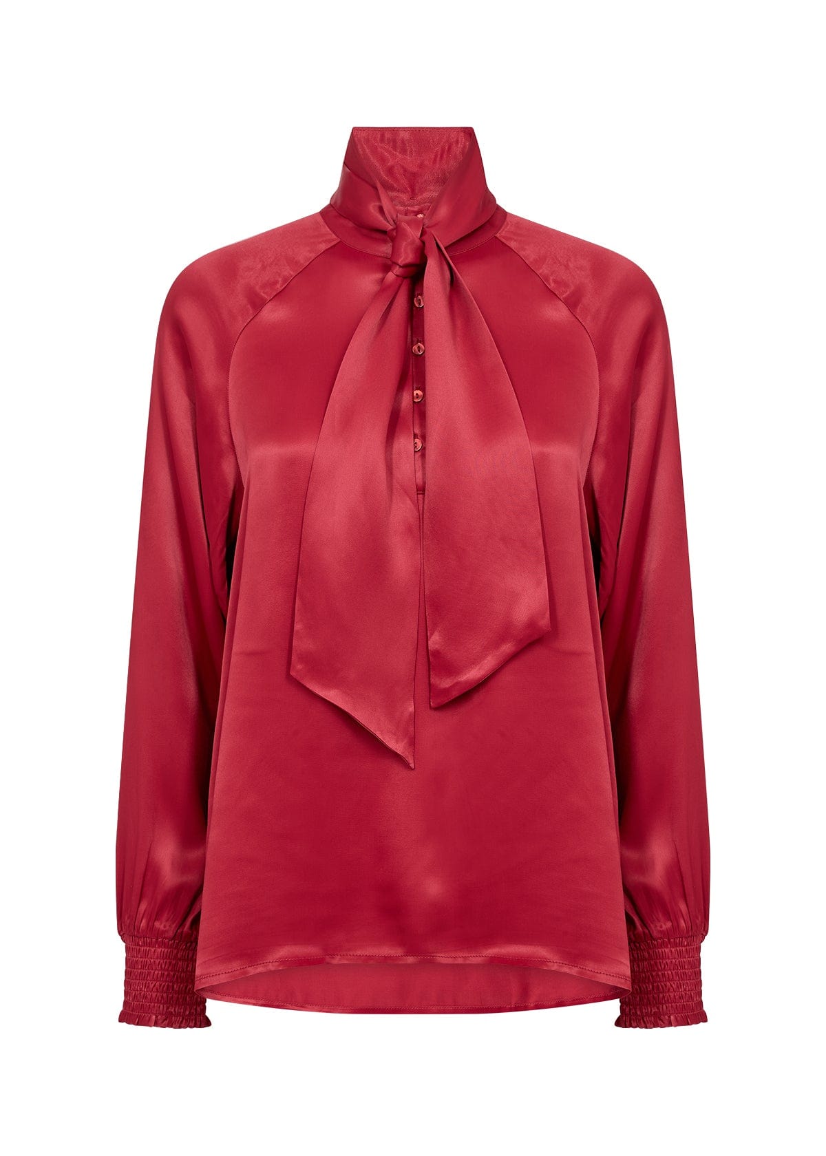 Soyaconcept Satin Blouse Detachable Bow