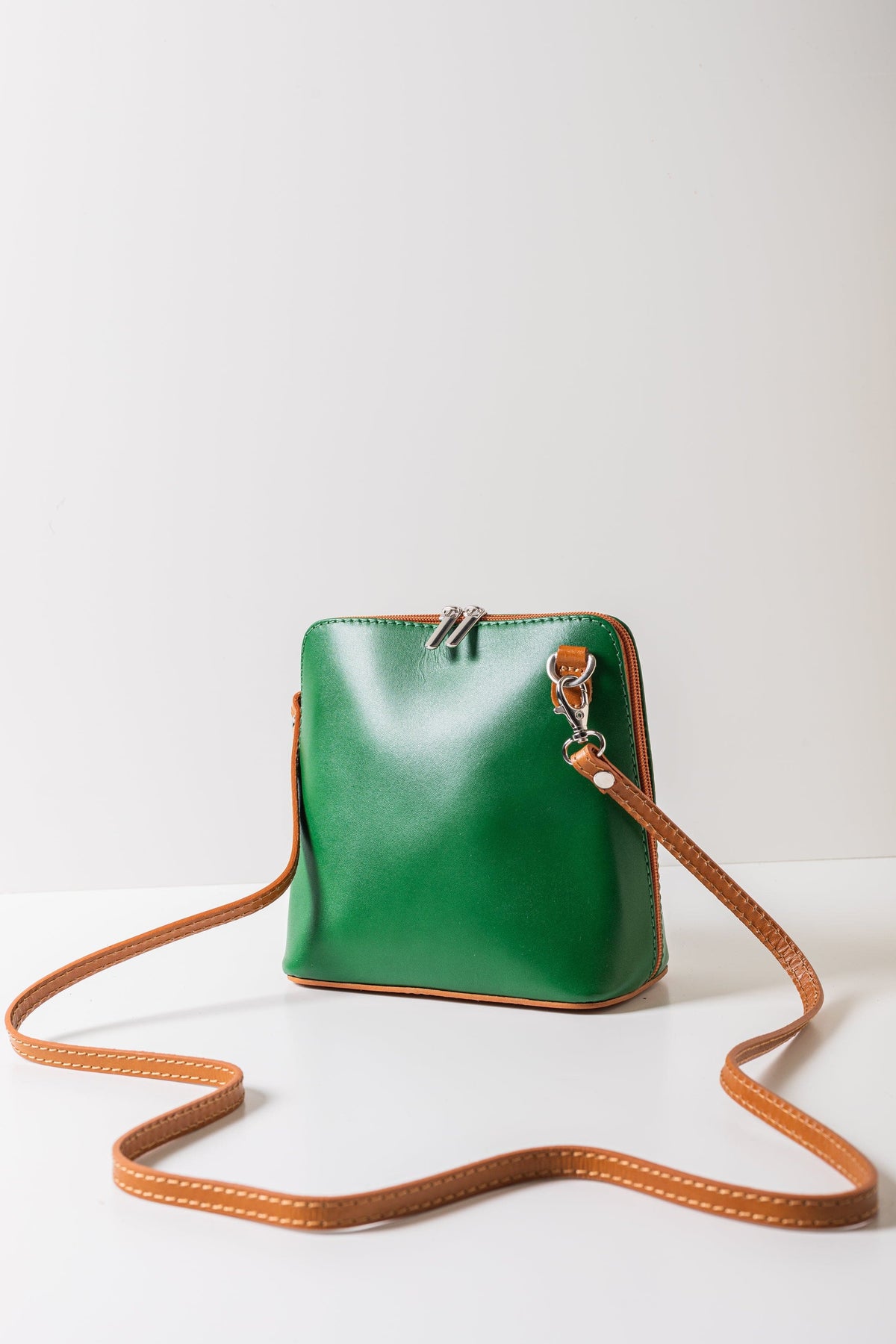 Zip Leather Bag