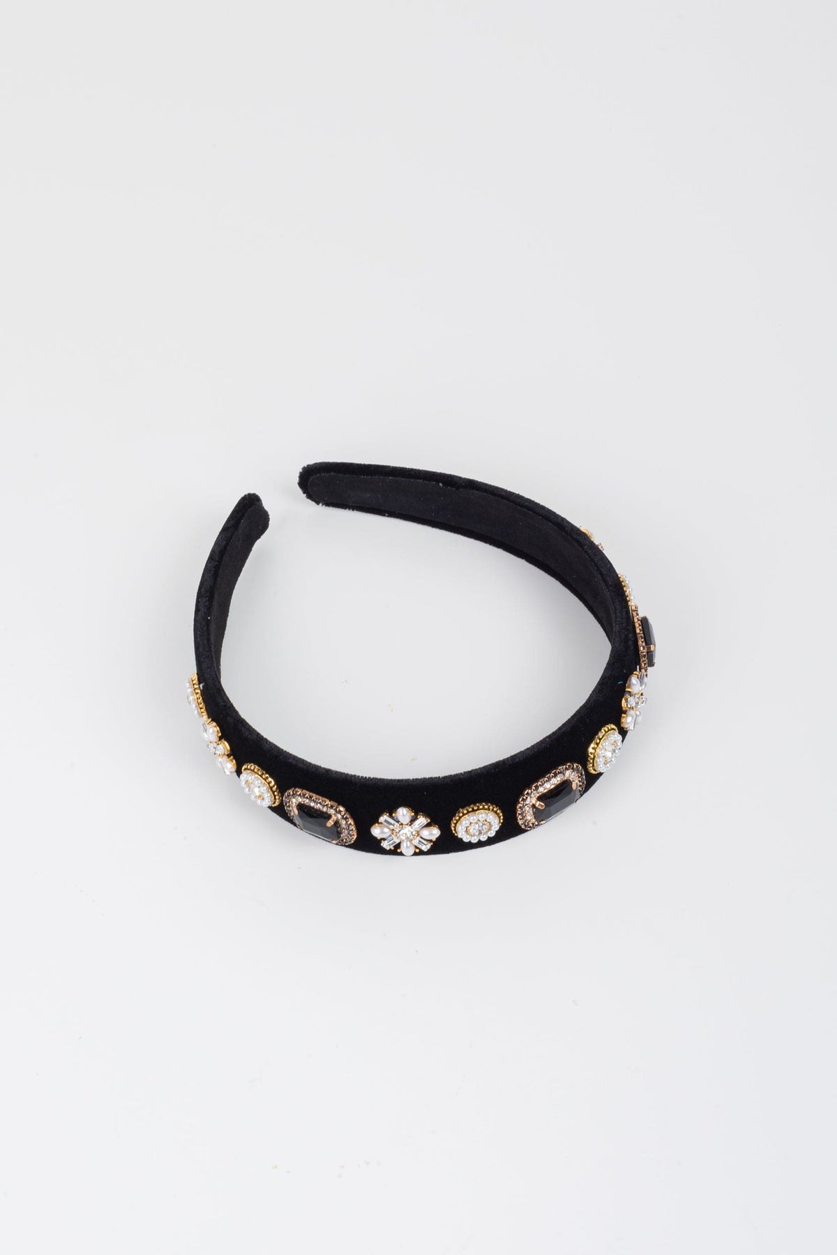 Obsidian Crystal Headband