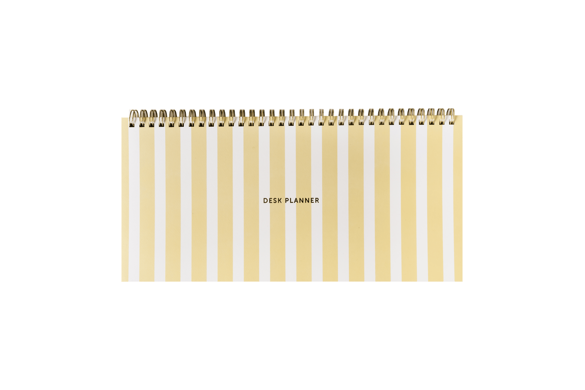 Stripe Deskplanner Notebook
