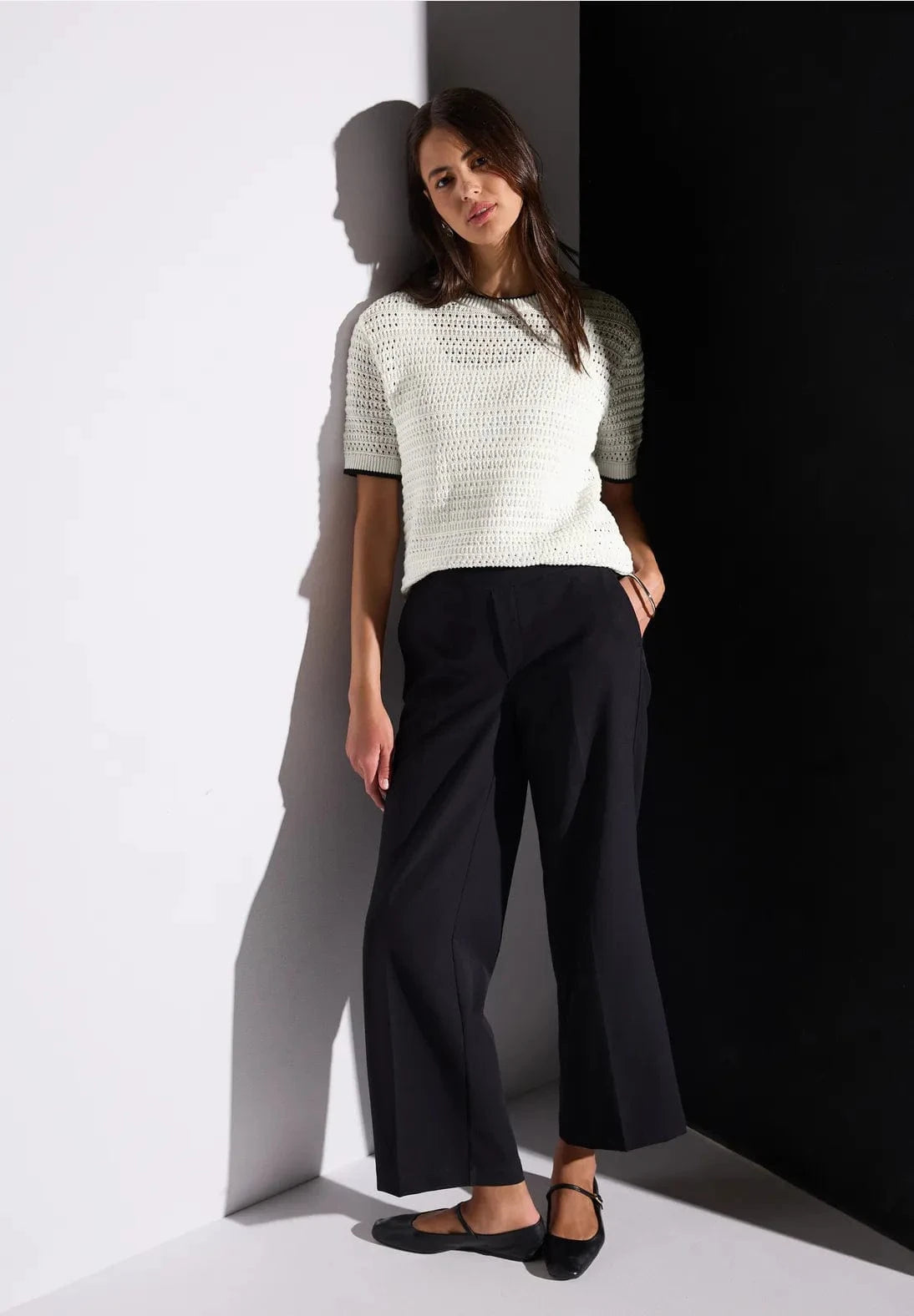 Street One Pointelle Sweater