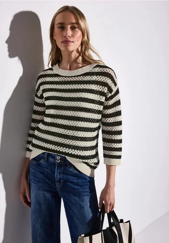 Street One Striped Sweater