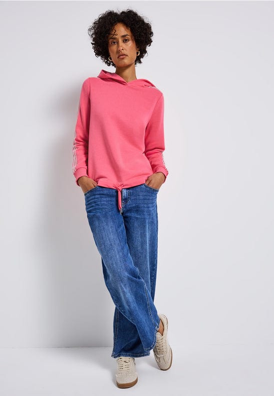 Street One Hoody With Side Stripe