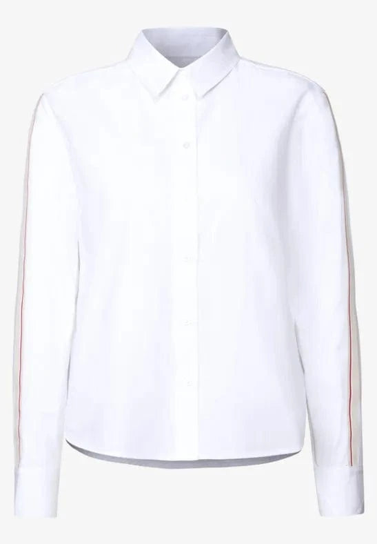 Street One Cotton Shirtcollar Blouse
