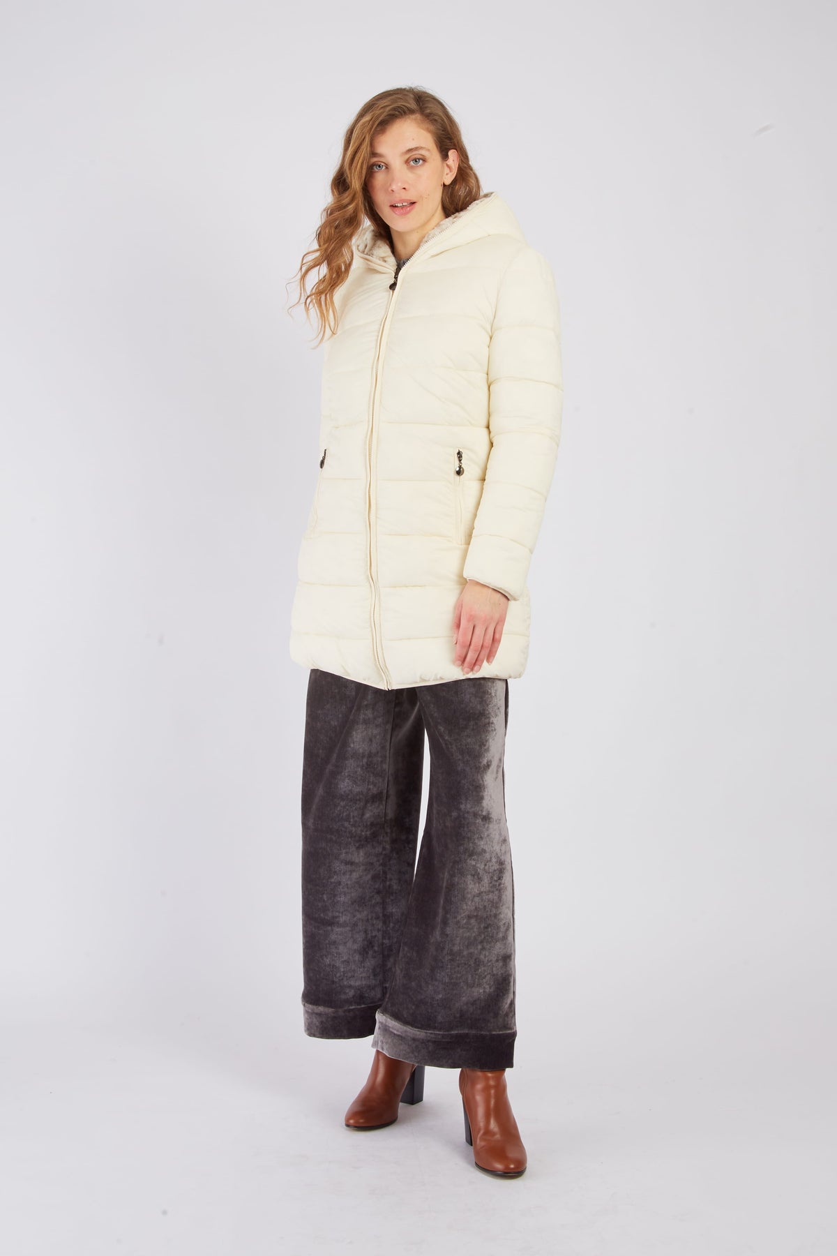 Derhy Reversible Animal Print Coat