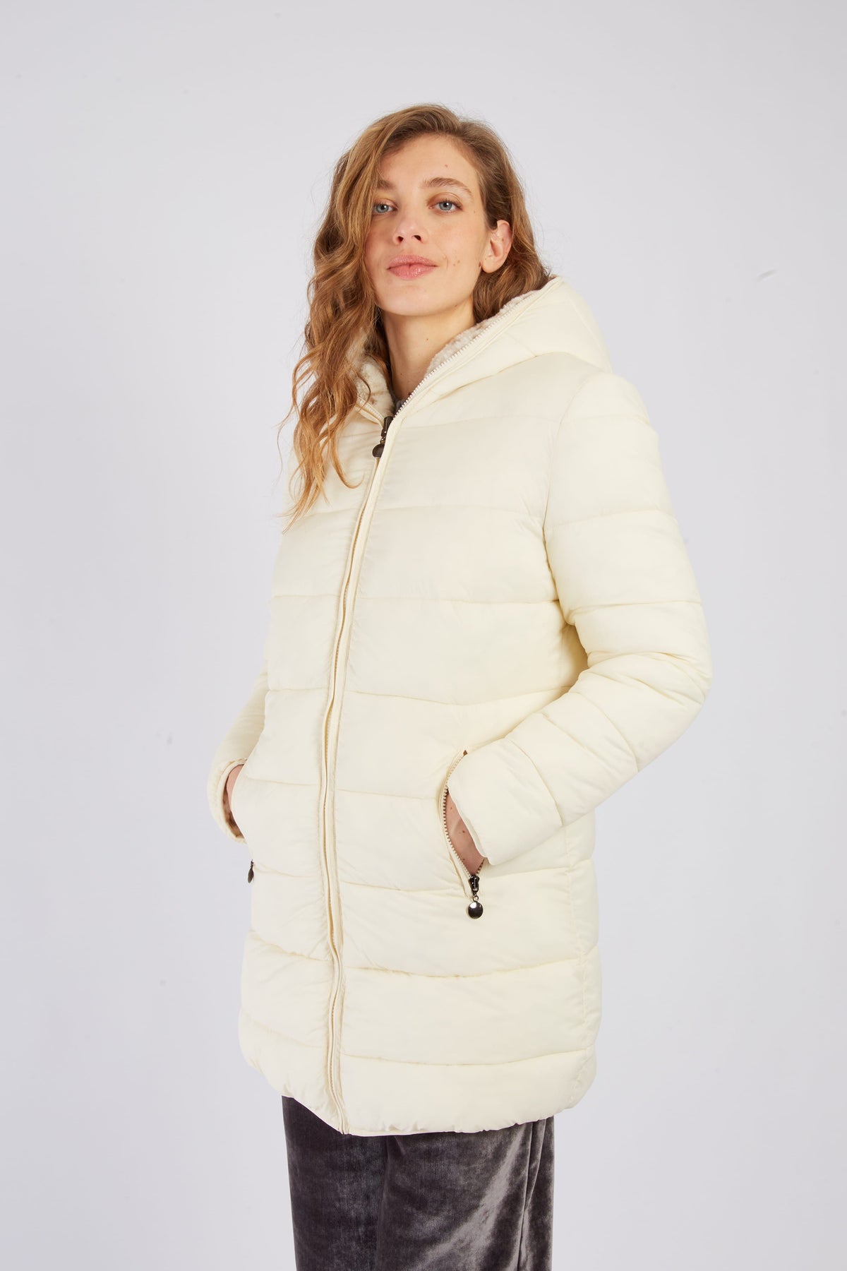 Derhy Reversible Animal Print Coat