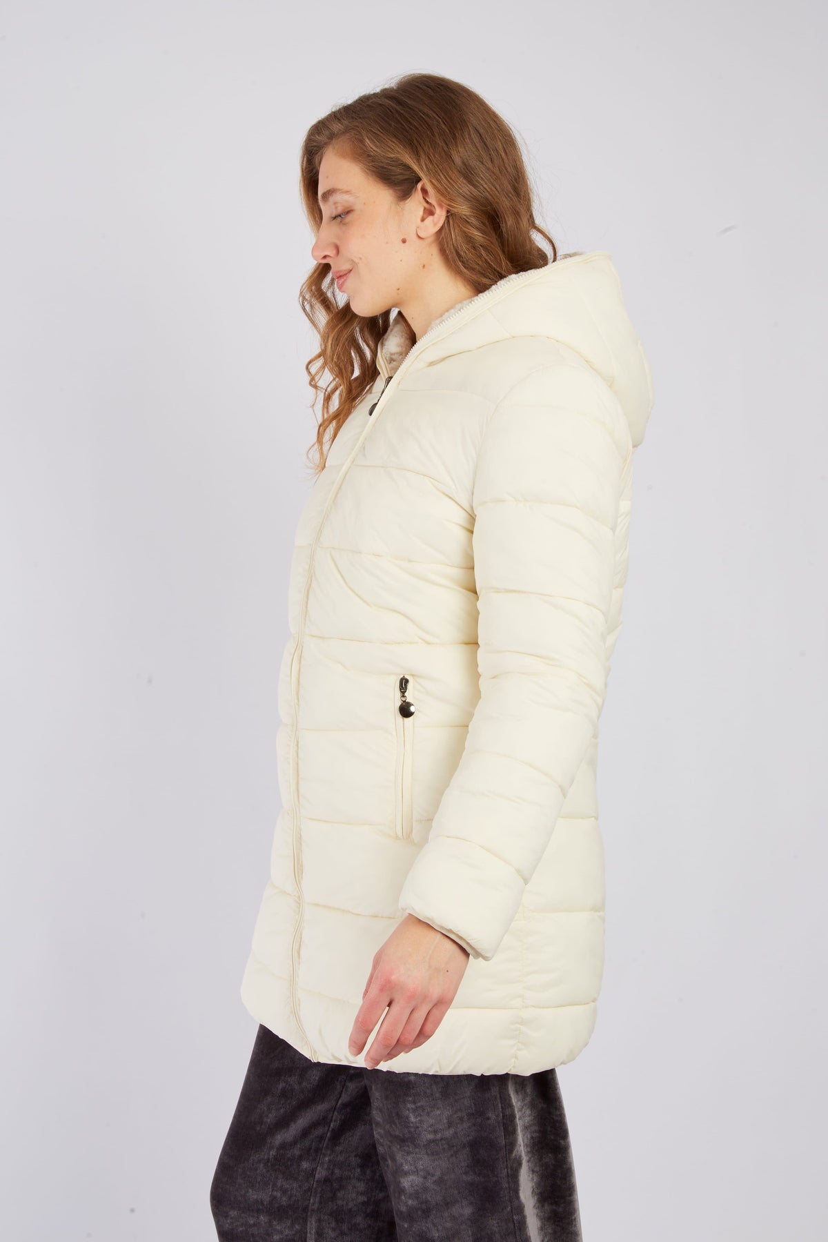 Derhy Reversible Animal Print Coat