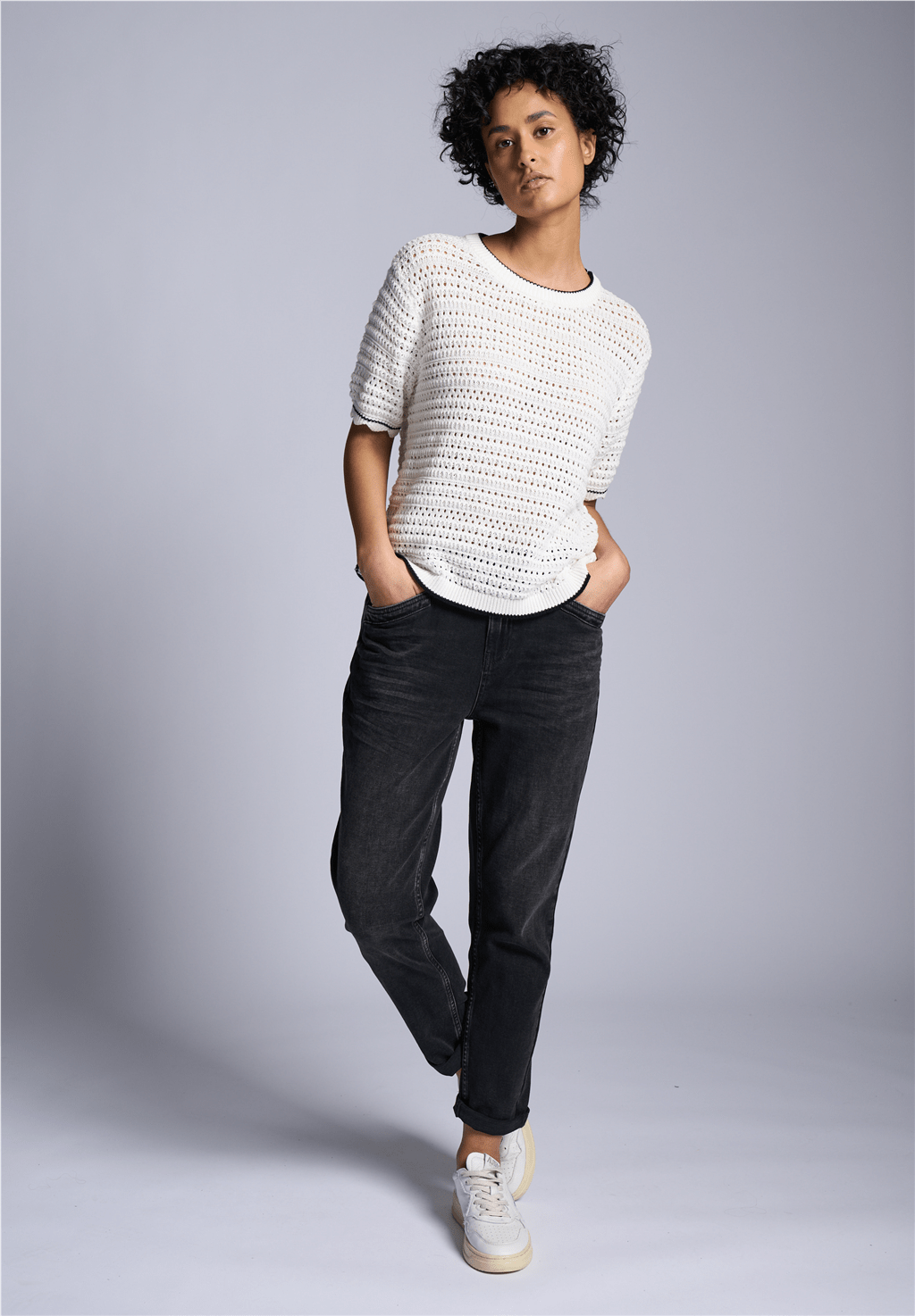 Street One Pointelle Sweater