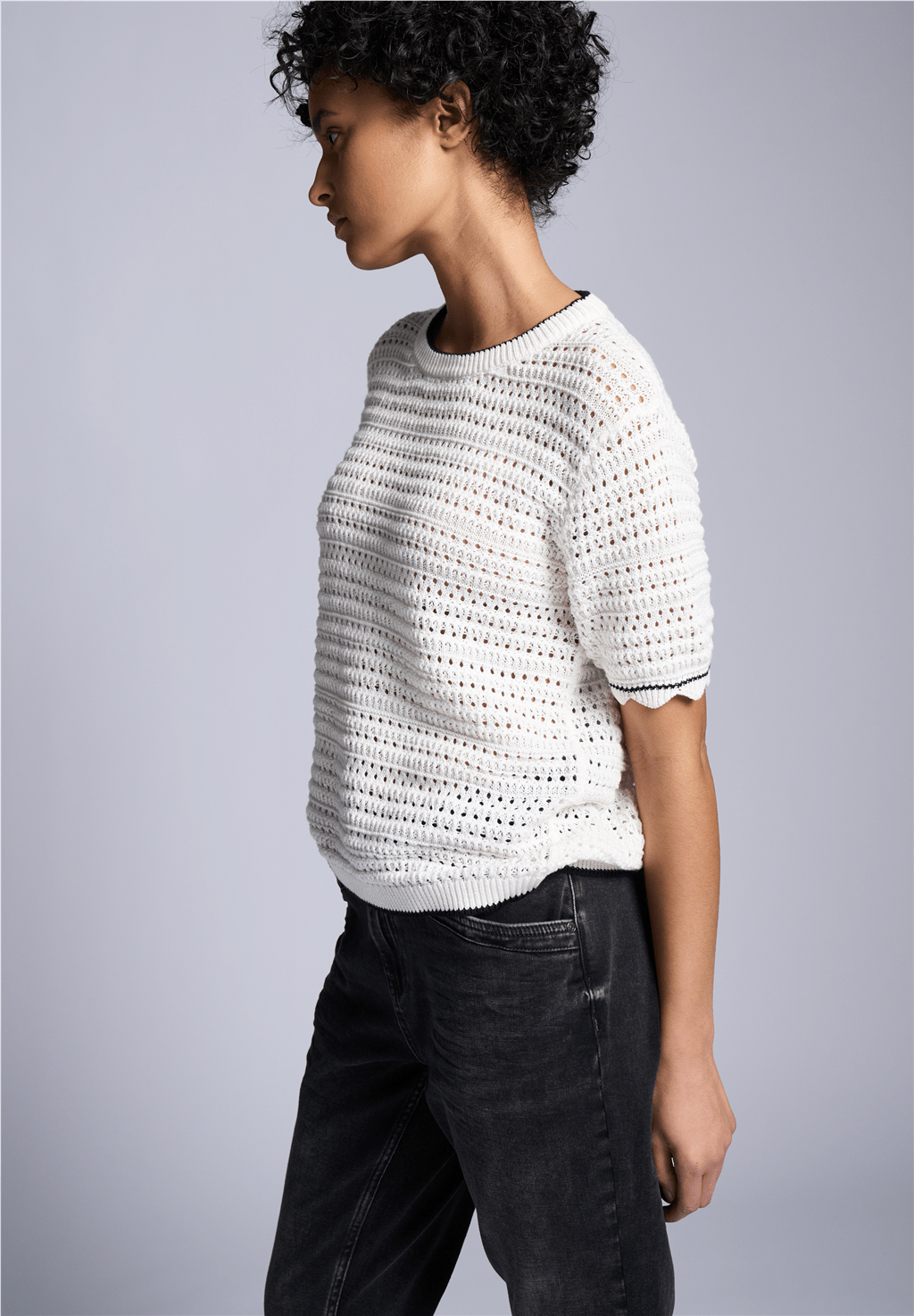 Street One Pointelle Sweater
