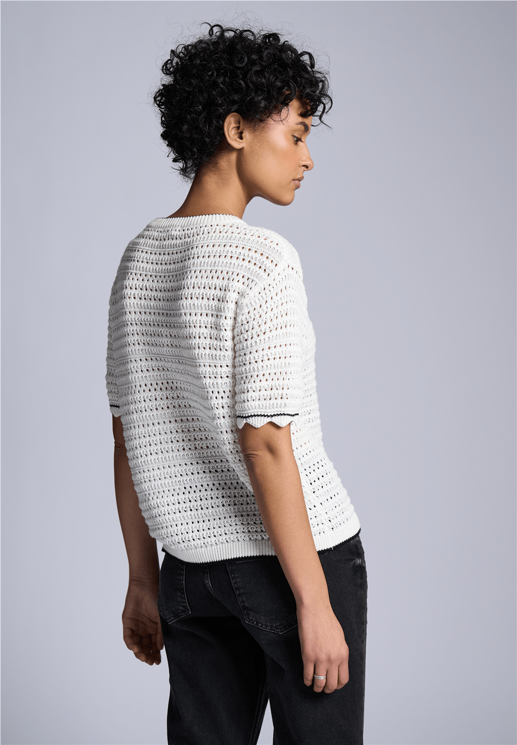 Street One Pointelle Sweater
