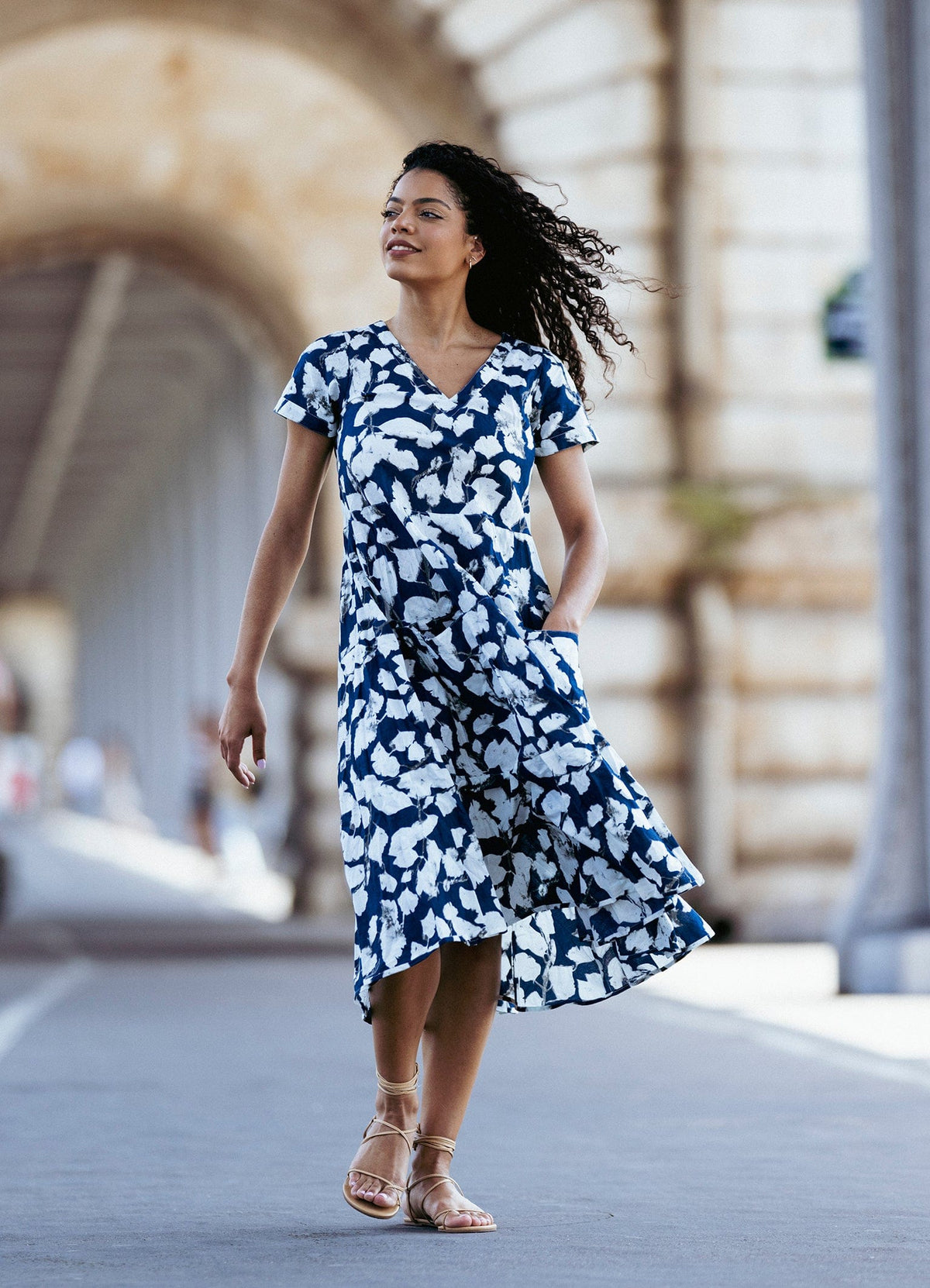 Dress Addict Cap Sleeve V-Neck Dress