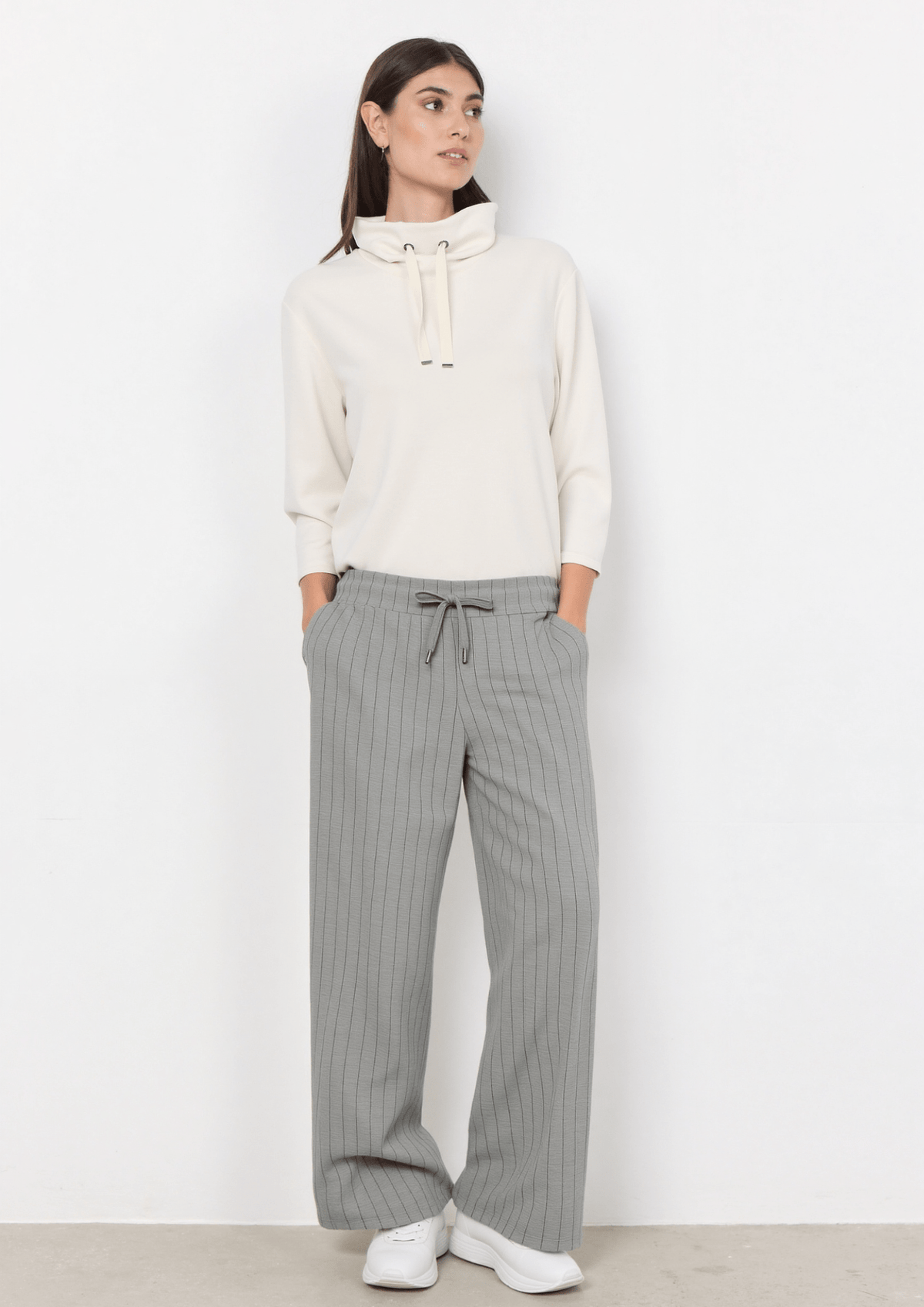 Soyaconcept Stripe Relaxed Trouser