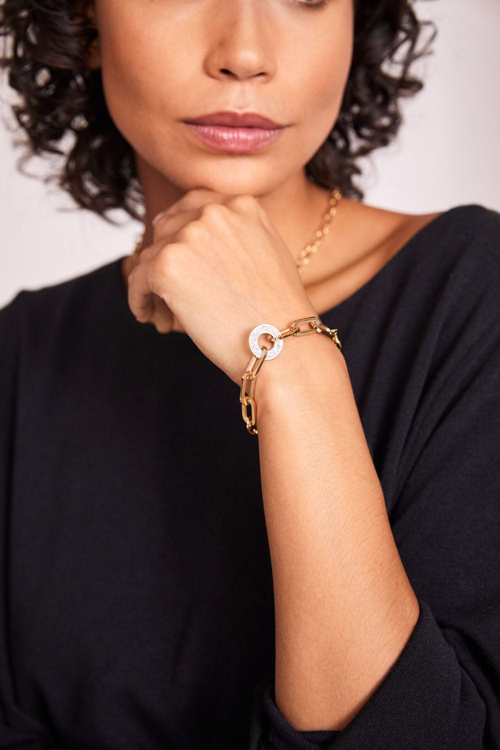 Diamante Circle Bracelet