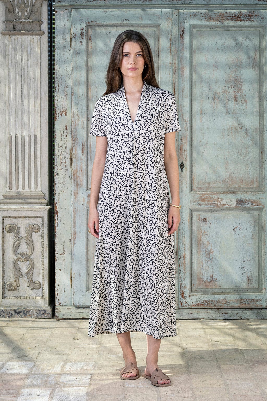 HONGO Multi Logo Dress