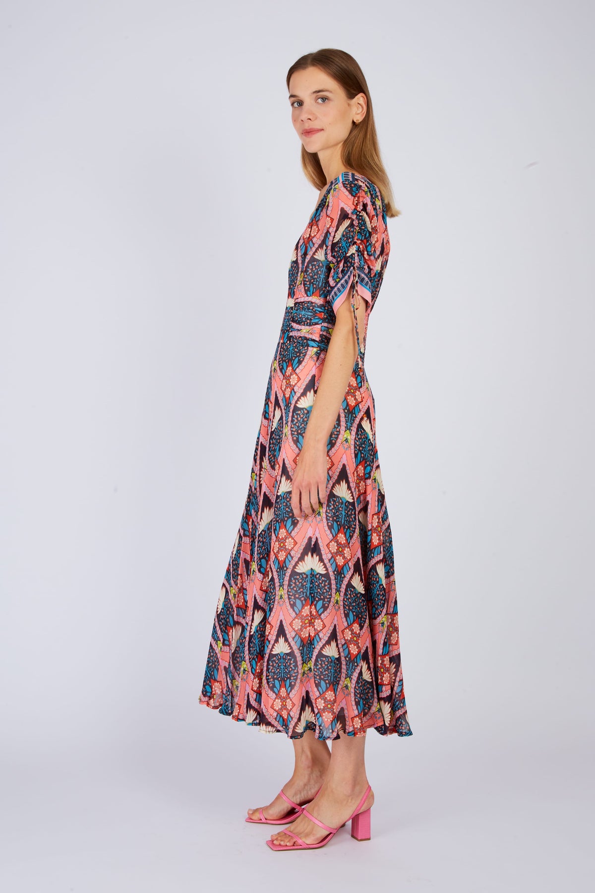 Derhy Abstract Print  Dress