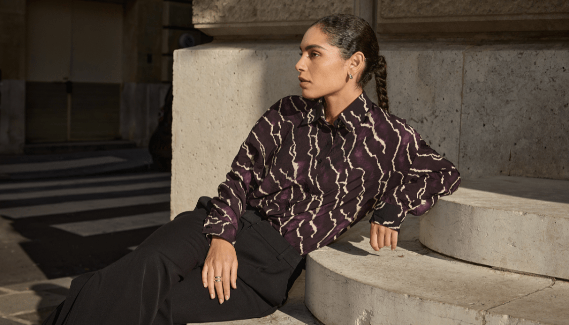 Soyaconcept Crackle Effect Blouse