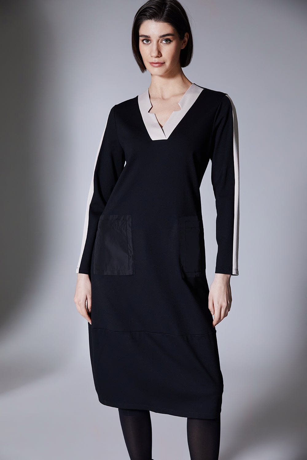 PERUZZI Side Striped Dress – Choice Boutique