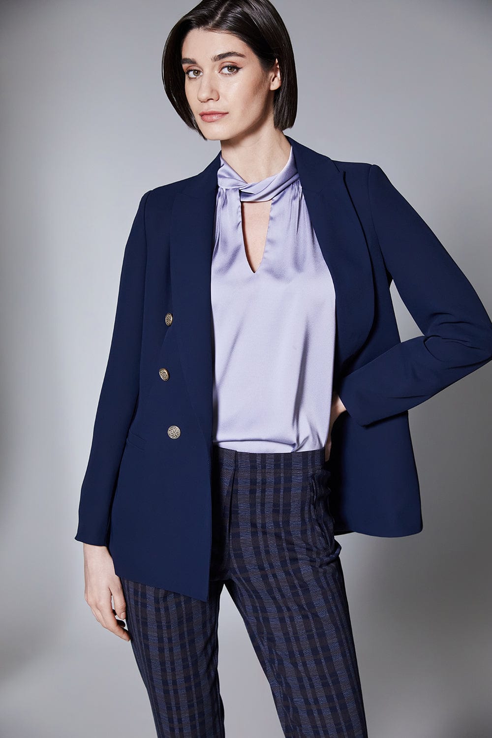 PERUZZI Twist Neck Top