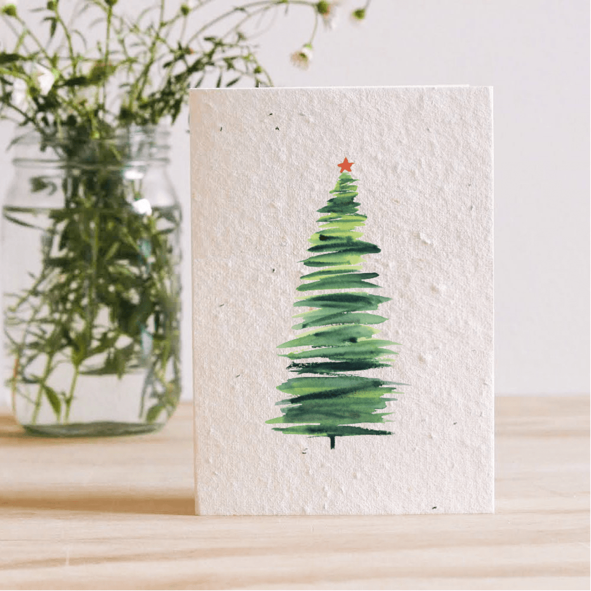 Christmas Tree Plantable Seed Card