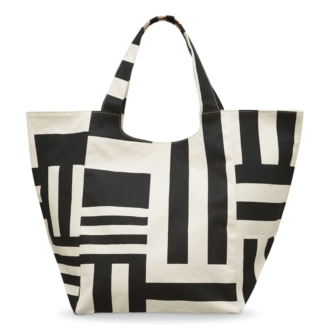 Masai Print Canvas Tote Bag