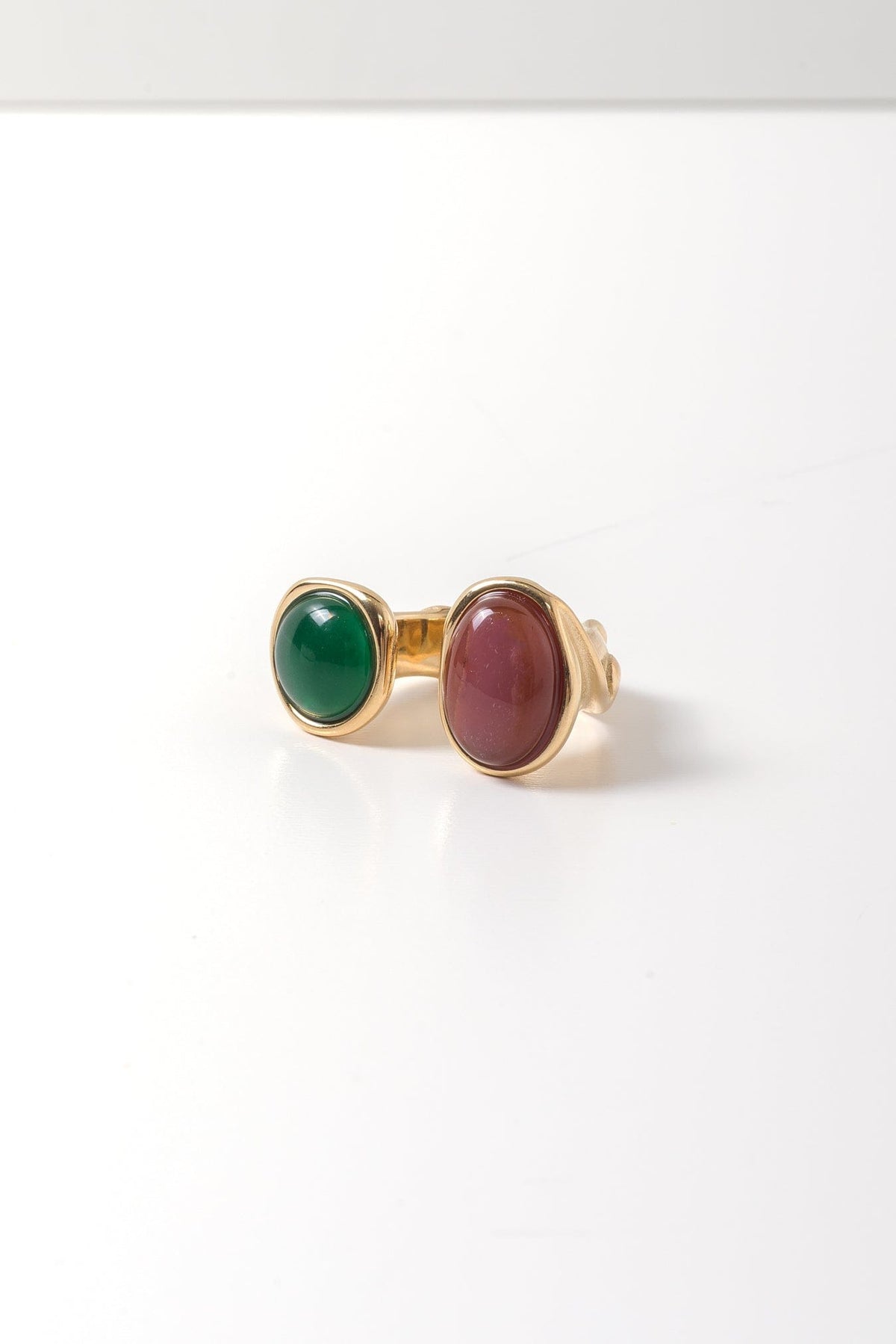 Two Tone Gem Ring