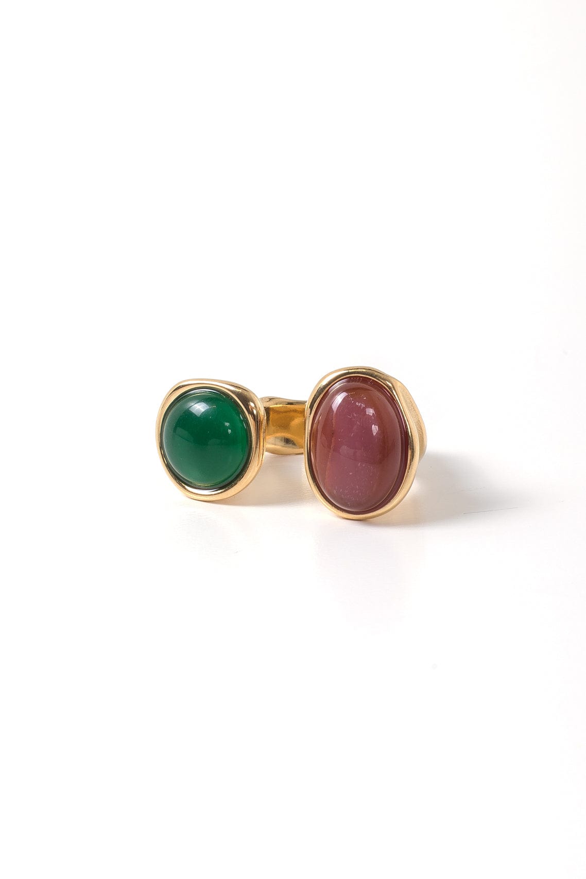 Two Tone Gem Ring