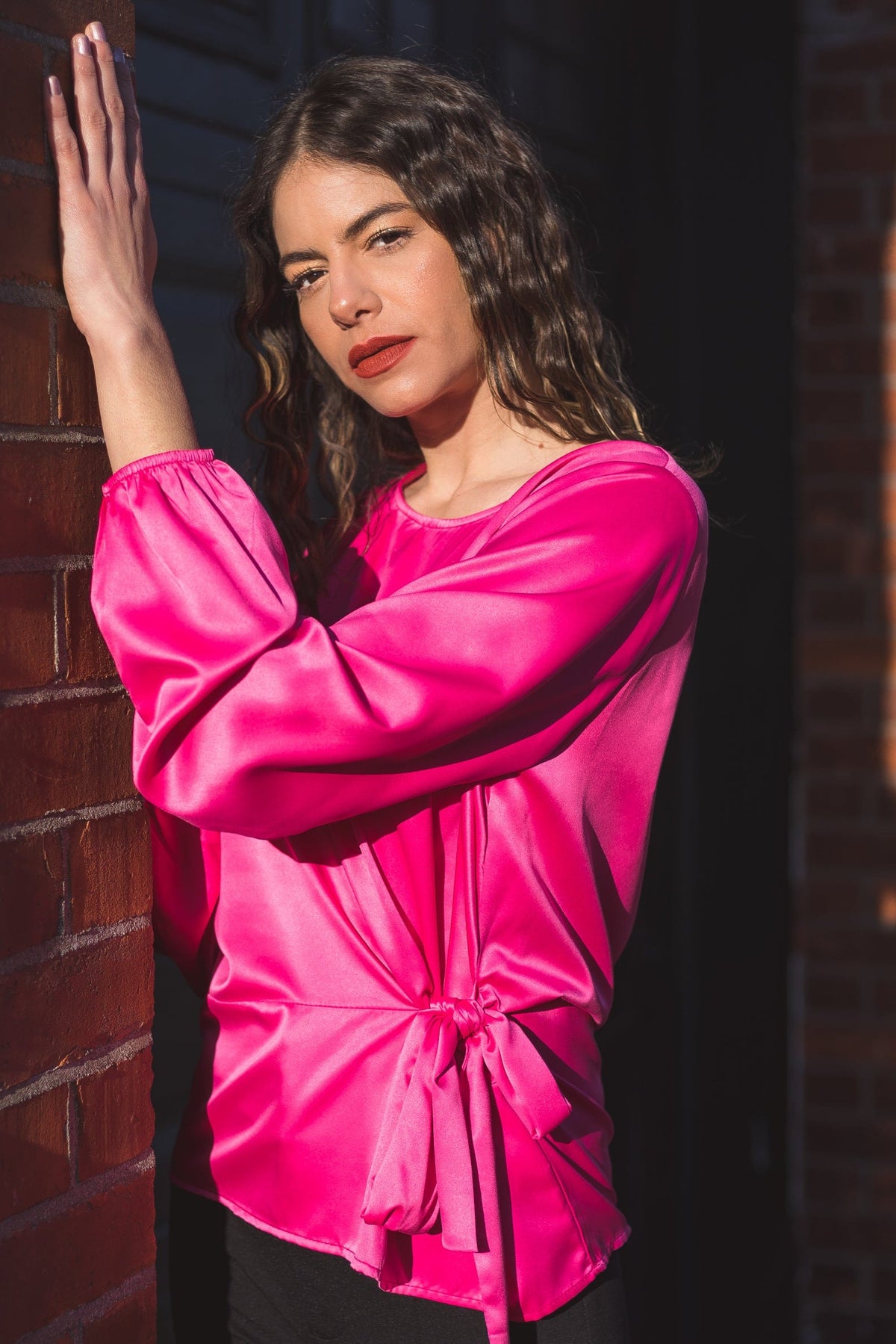 PERUZZI Satin Blouse