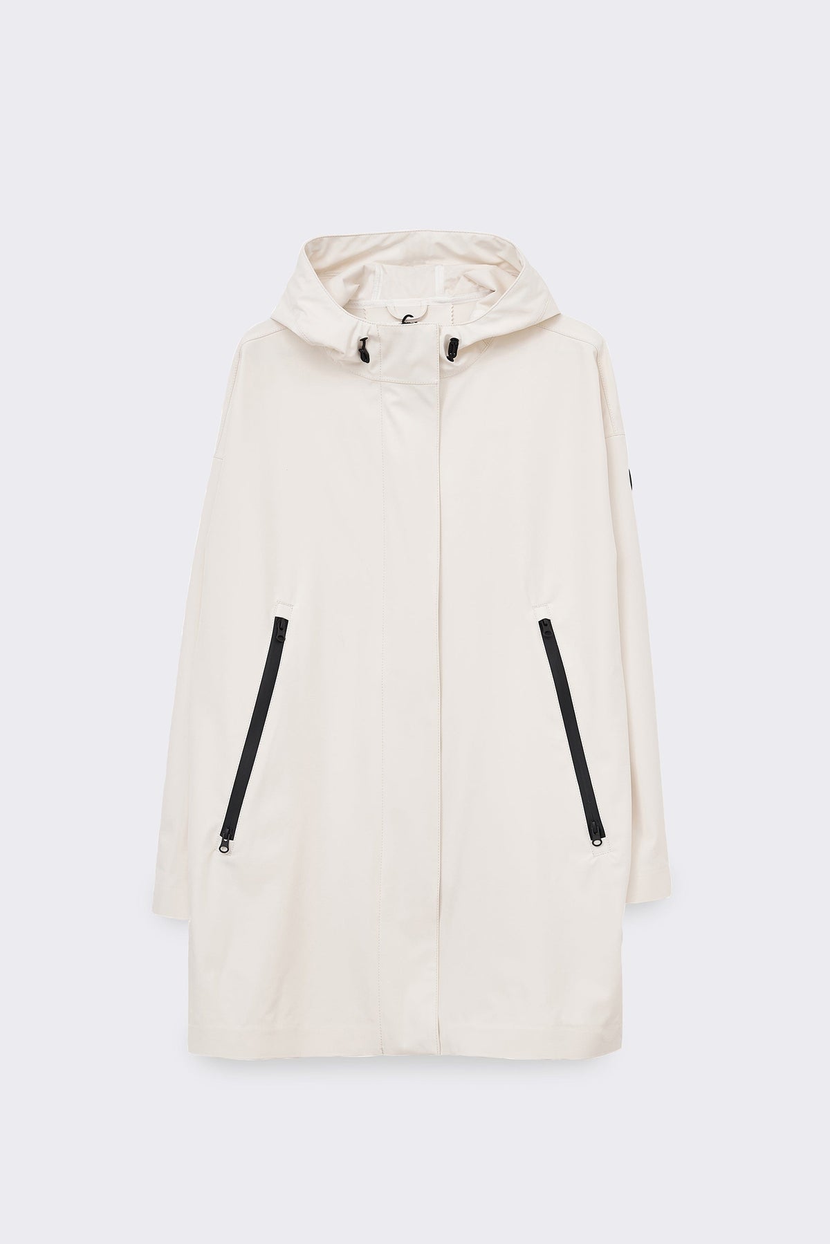 TANTÄ Contrast Zips Long Raincoat