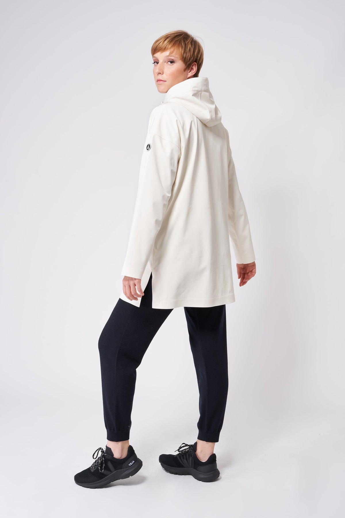 TANTÄ Contrast Zips Long Raincoat