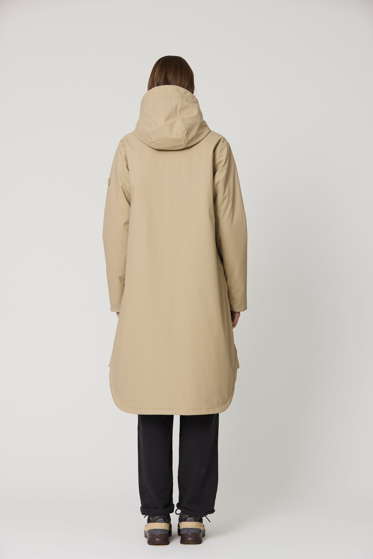 TANTÄ Waterproof Curved Hem Coat