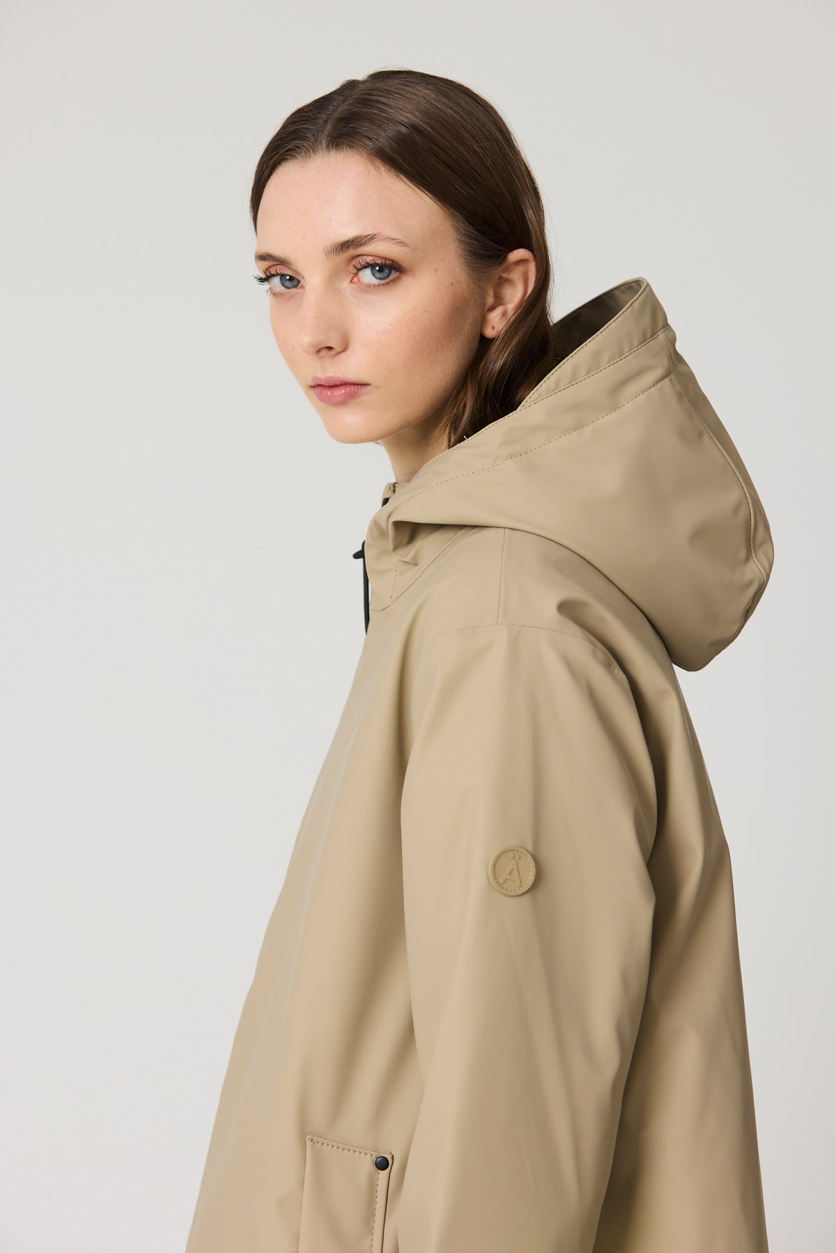 TANTÄ Waterproof Curved Hem Coat