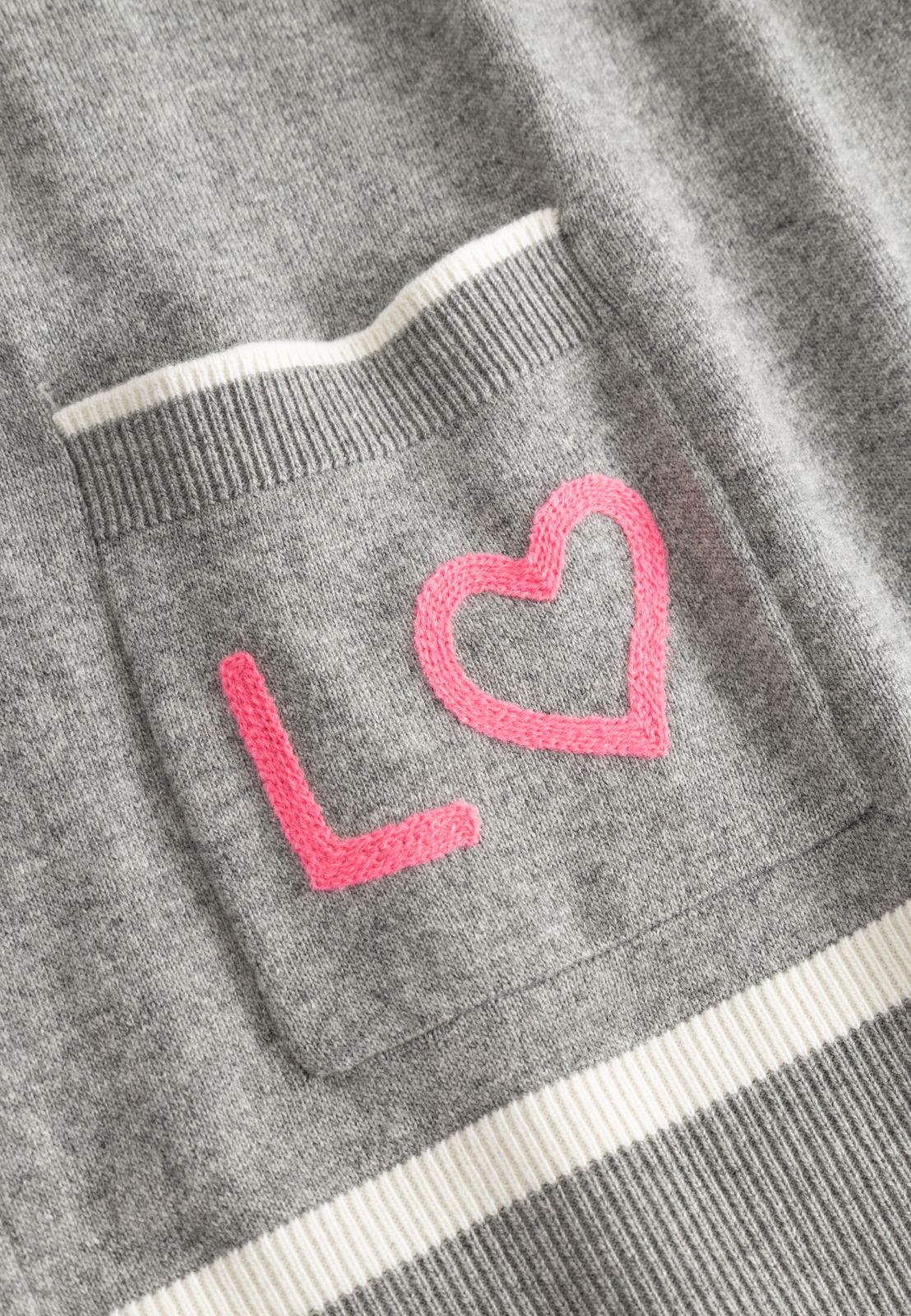 Frieda & Freddies Slogan Cardigan