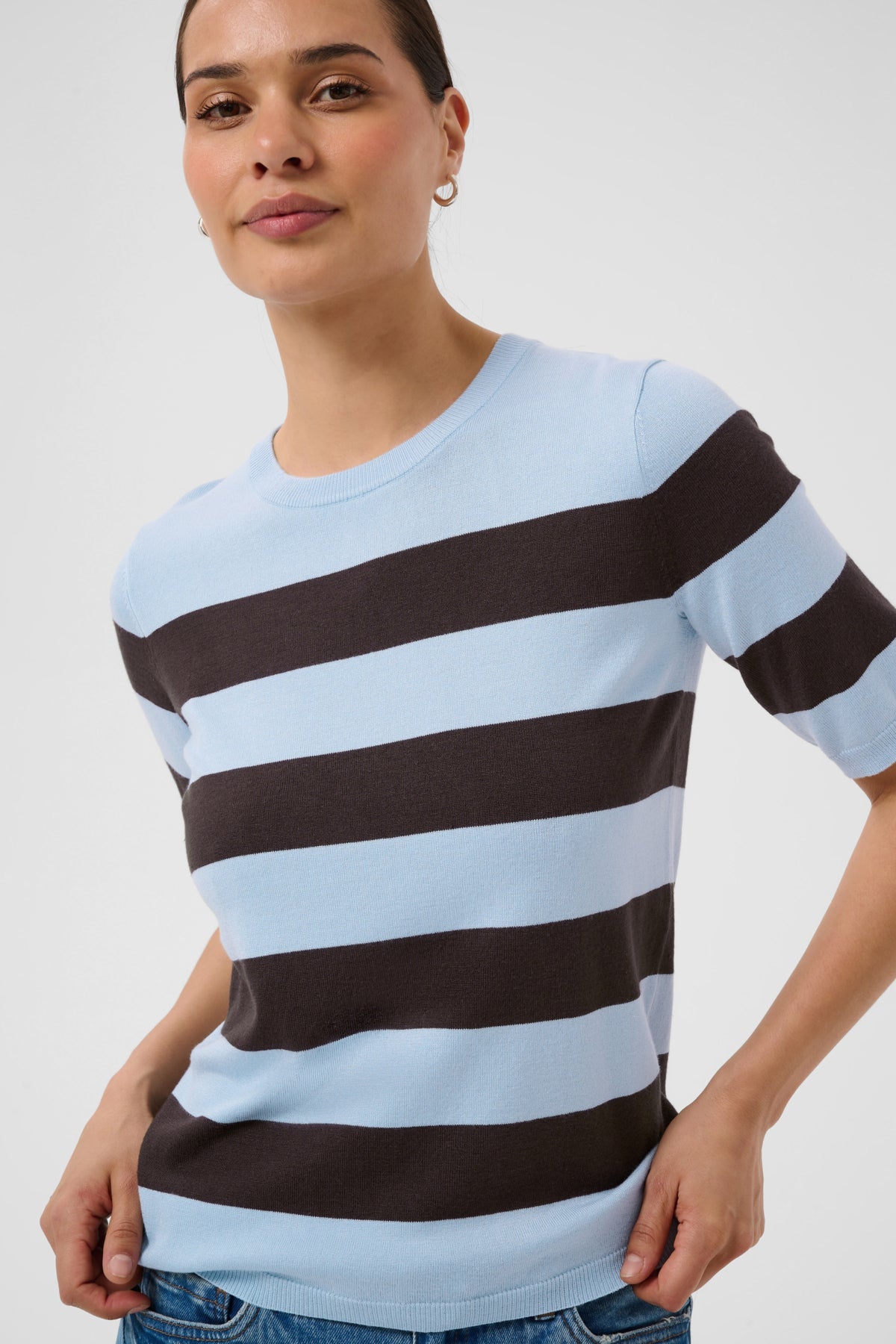 KAFFE Fine Short Sleeve Knit