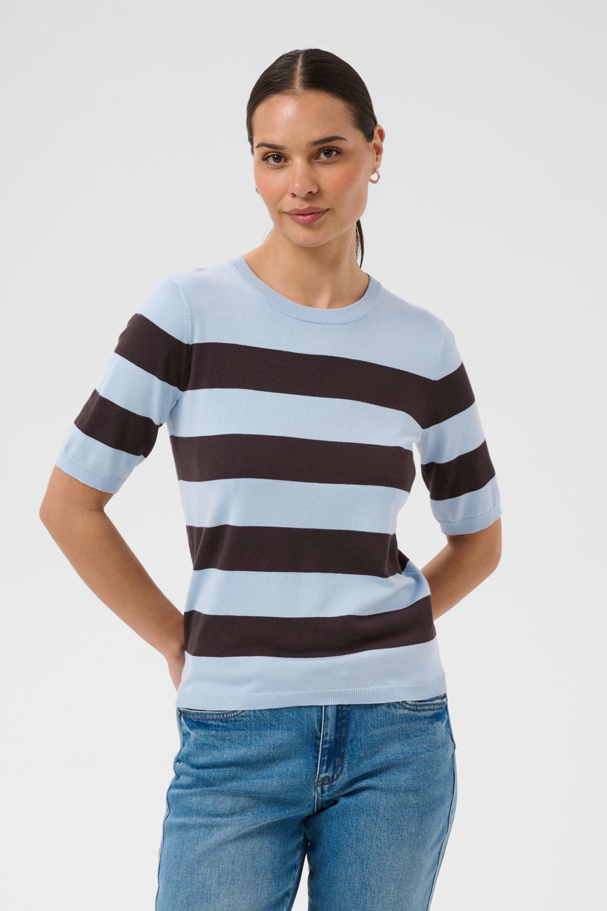 KAFFE Fine Short Sleeve Knit