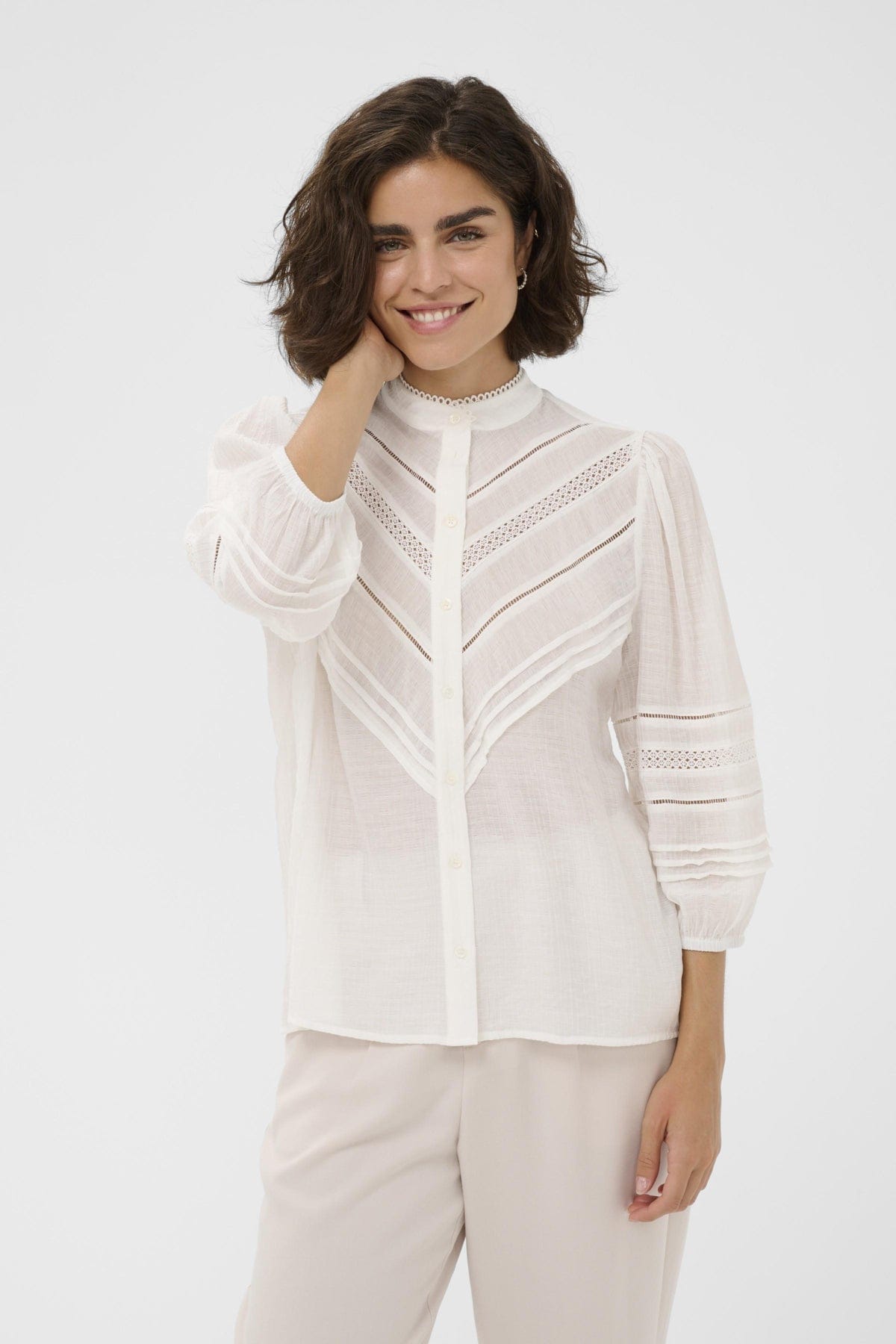 Kaffe Scalloped Blouse