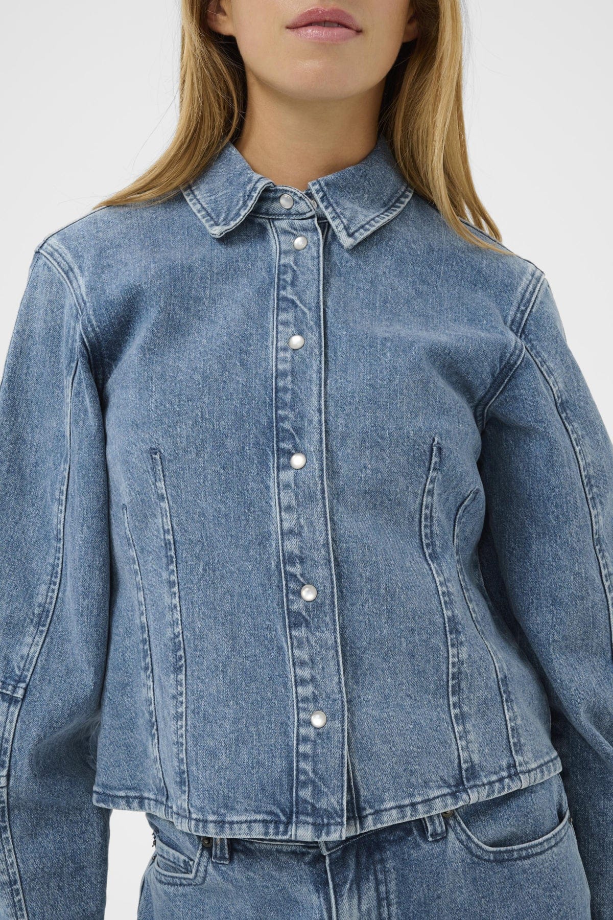 Kaffe Fitted Denim Shirt