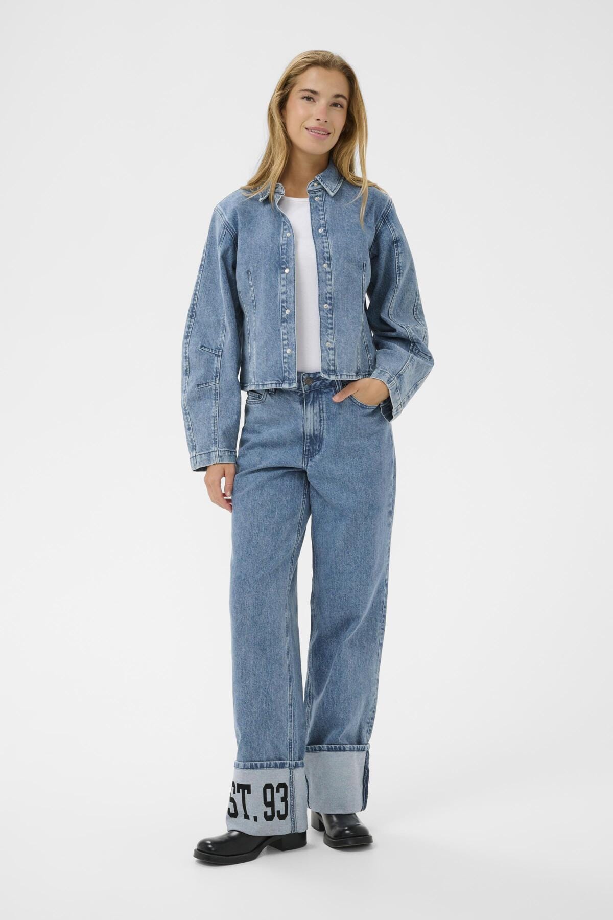 Kaffe Fitted Denim Shirt