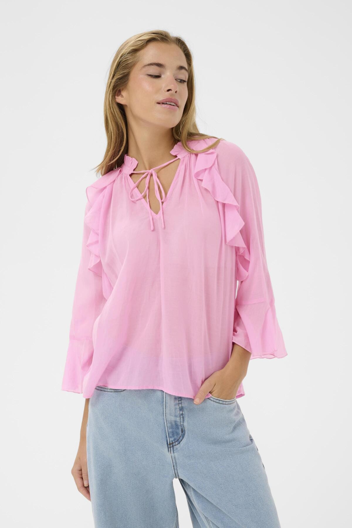 Kaffe Ruffle Blouse