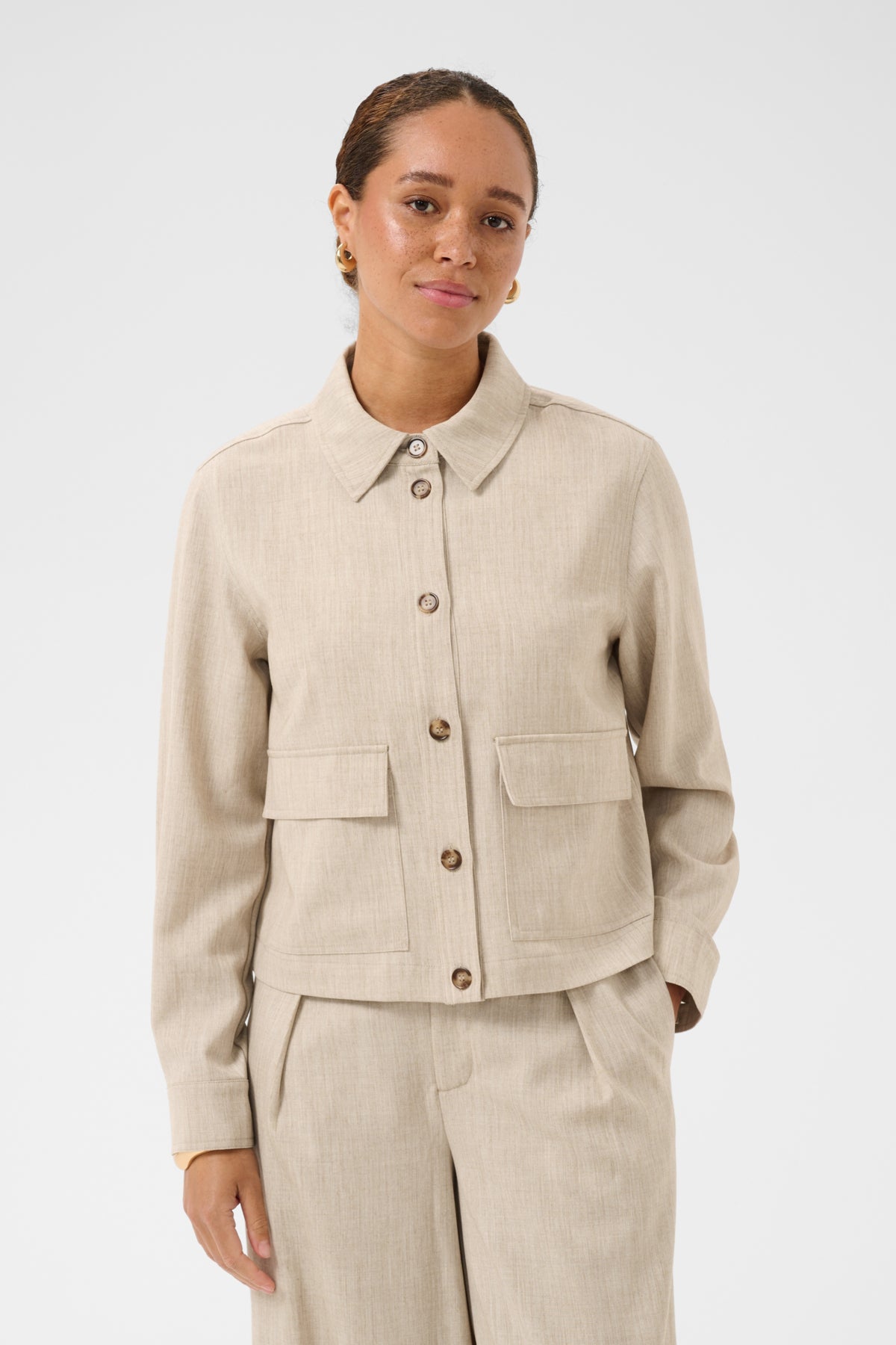 KAFFE Front Pocket Jacket